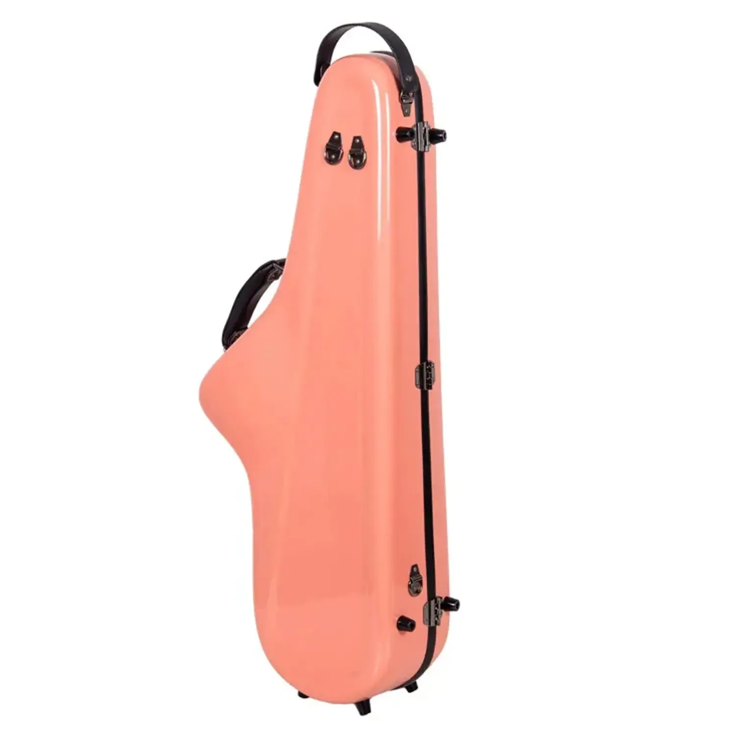 Crossrock CRF1020TS Fiberglass Tenor Saxophone Case - Spanish-Pink - Image 2