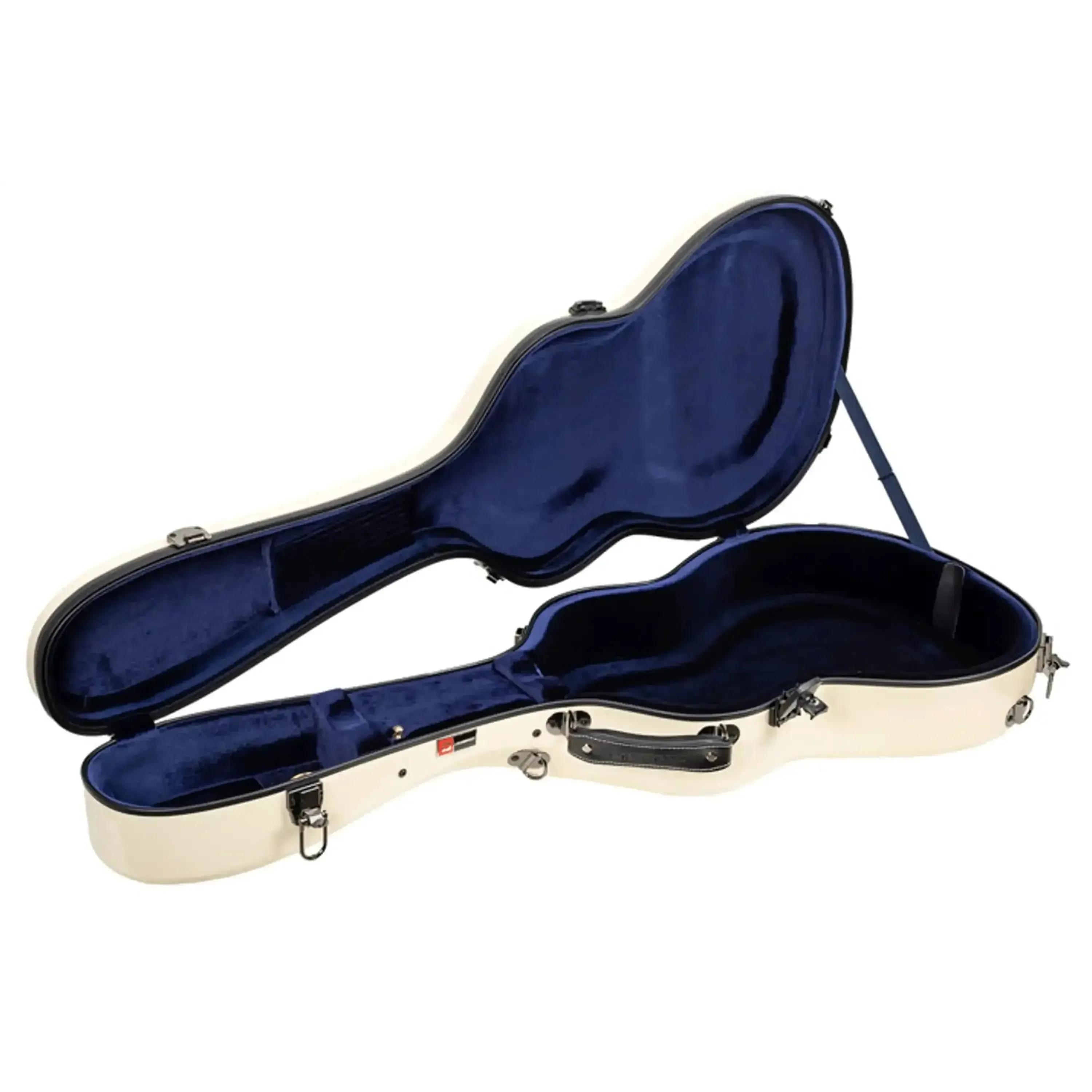Crossrock CRF2020-0012IV Acoustic Guitar Fiberglass Case for 00 Style - Ivory - Image 2