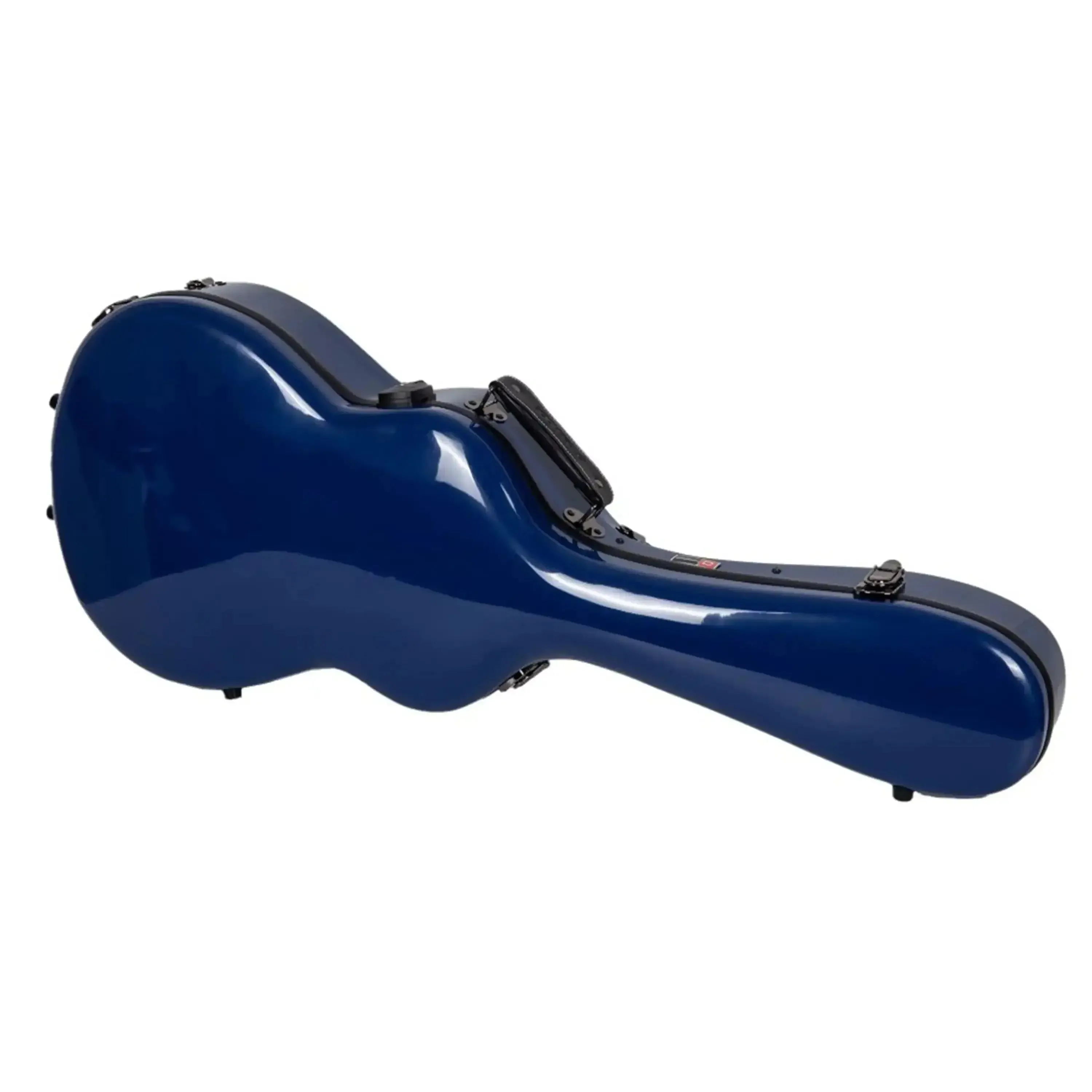 Crossrock CRF2020-0012NVBL Acoustic Guitar Fiberglass Case for 00 Style - Navy Blue