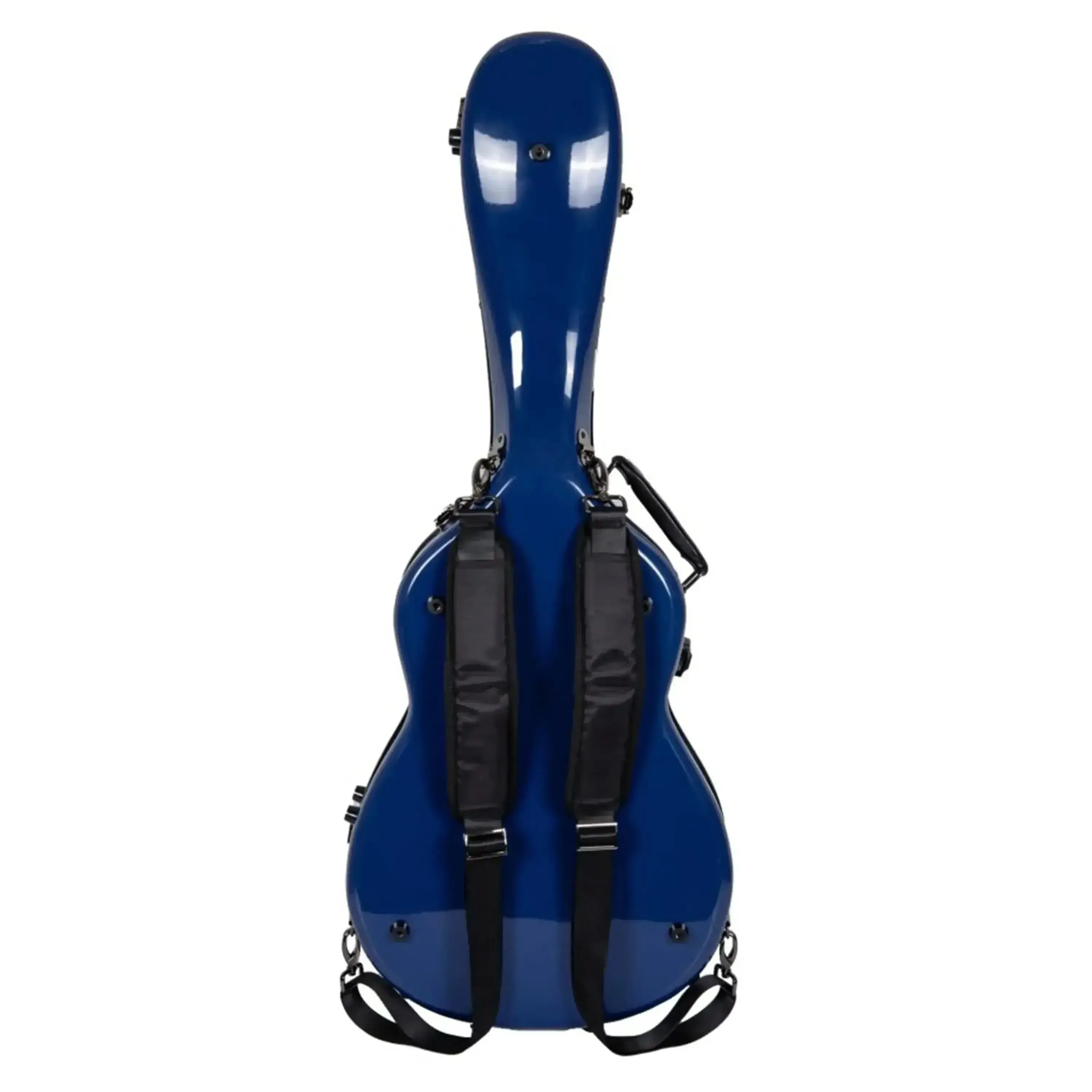 Crossrock CRF2020-0012NVBL Acoustic Guitar Fiberglass Case for 00 Style - Navy Blue - Image 2