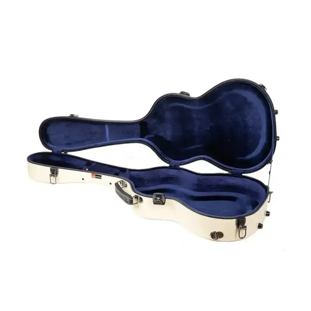 Crossrock CRF2020CTIV Torres Classical Fiberglass 3/4 Guitar Case - Ivory - Image 3