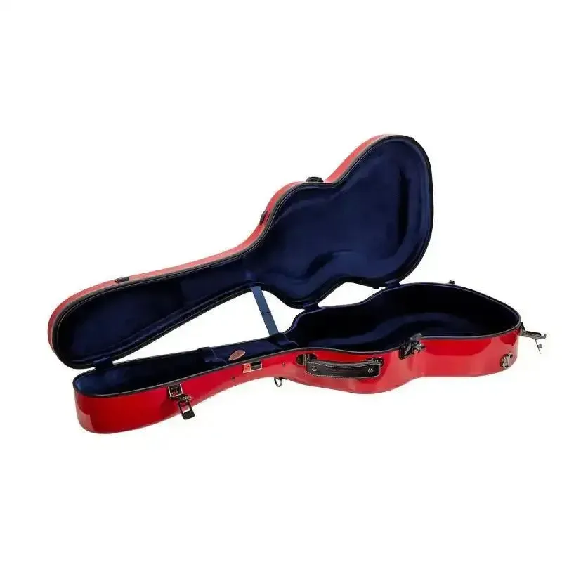 Crossrock CRF2020CTRD Torres Classical Fiberglass 3/4 Guitar Case - Red - Image 3