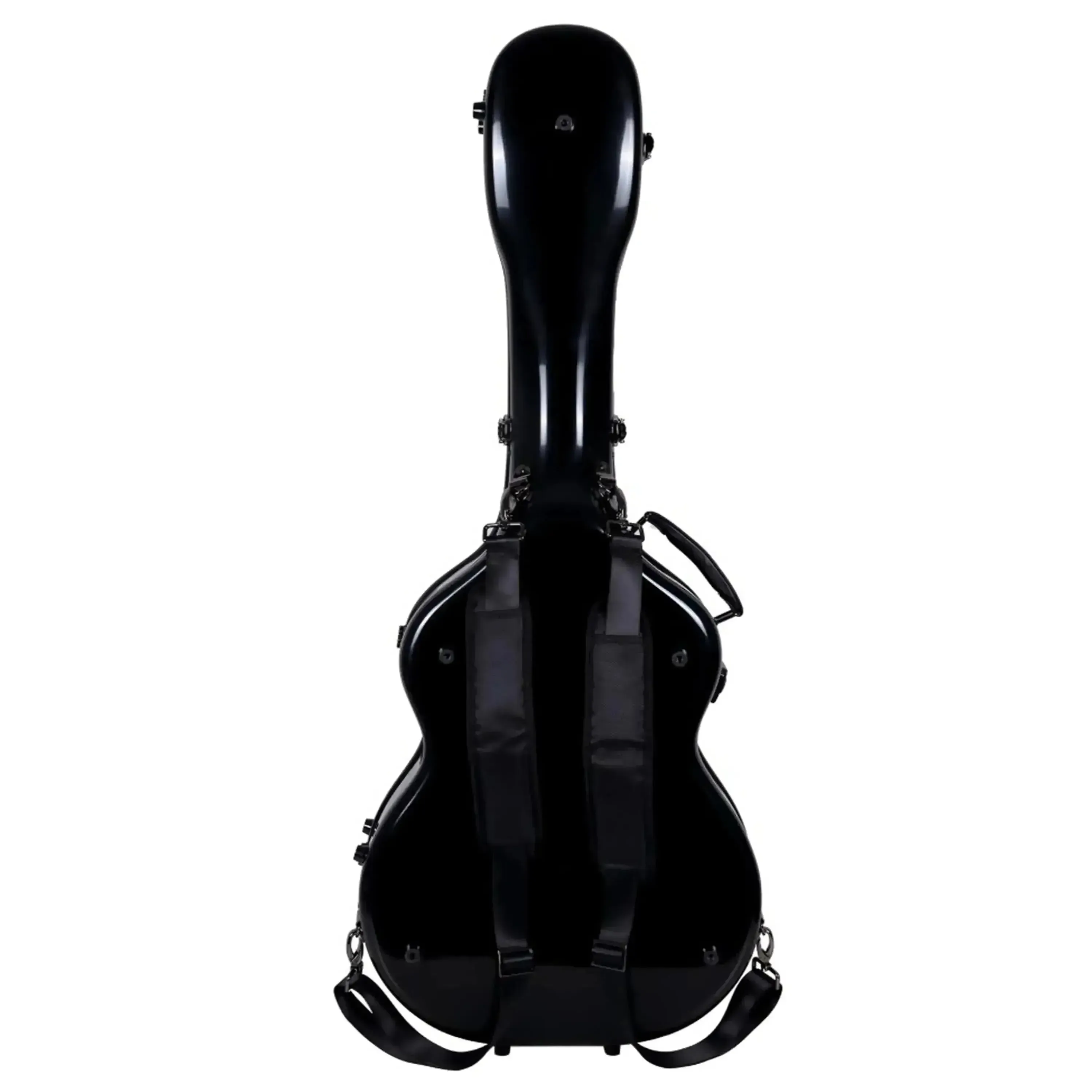 Crossrock CRF2020GABK Acoustic Guitar Fiberglass Case for Martin Grand Performance - Black - Image 2
