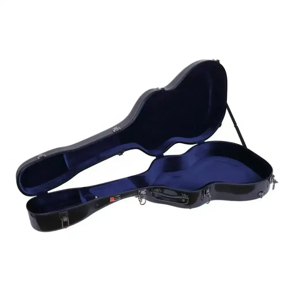 Crossrock CRF2020GABK Acoustic Guitar Fiberglass Case for Martin Grand Performance - Black - Image 3