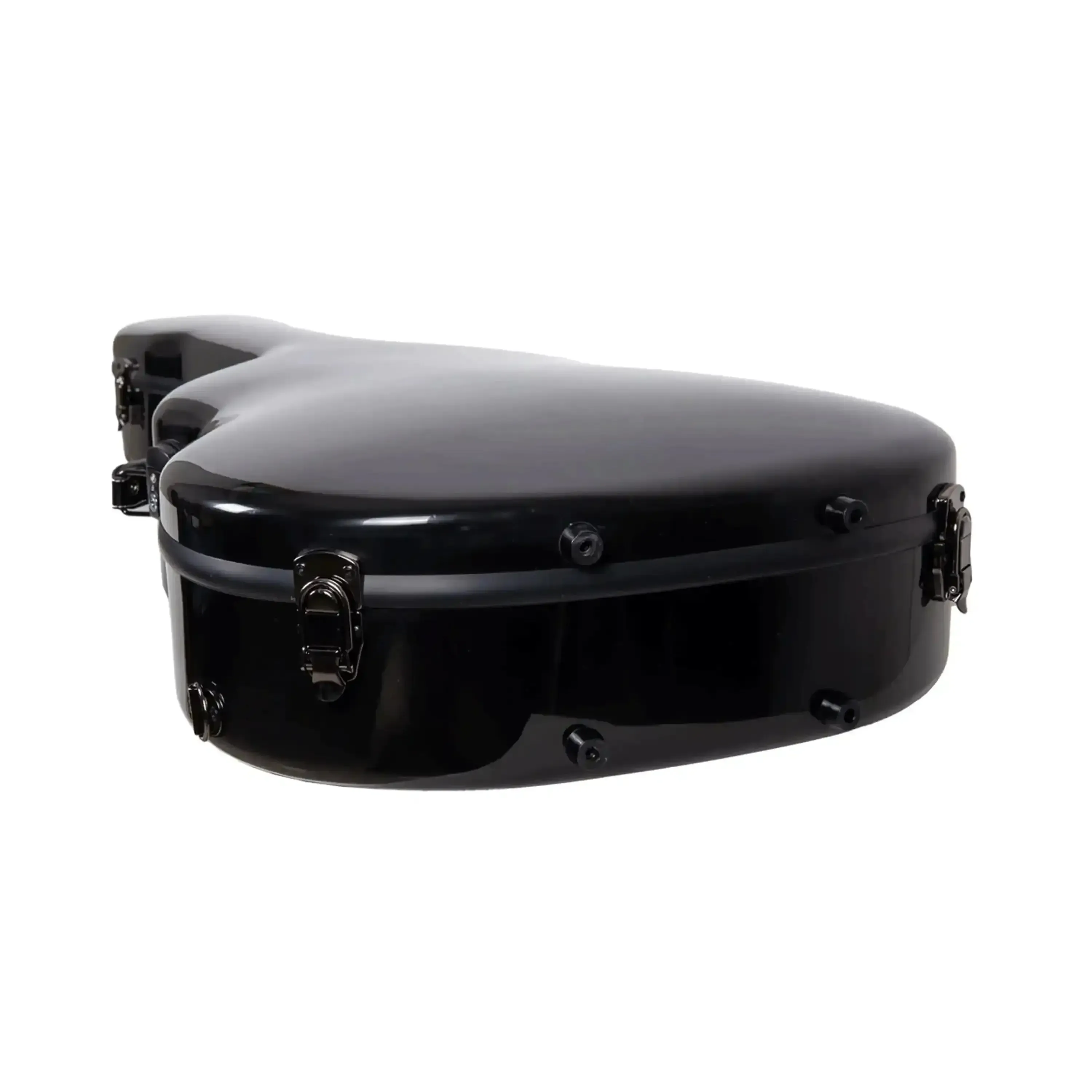 Crossrock CRF2020J45 Black Jumbo Dreadnought Fiberglass Guitar Case - Image 4