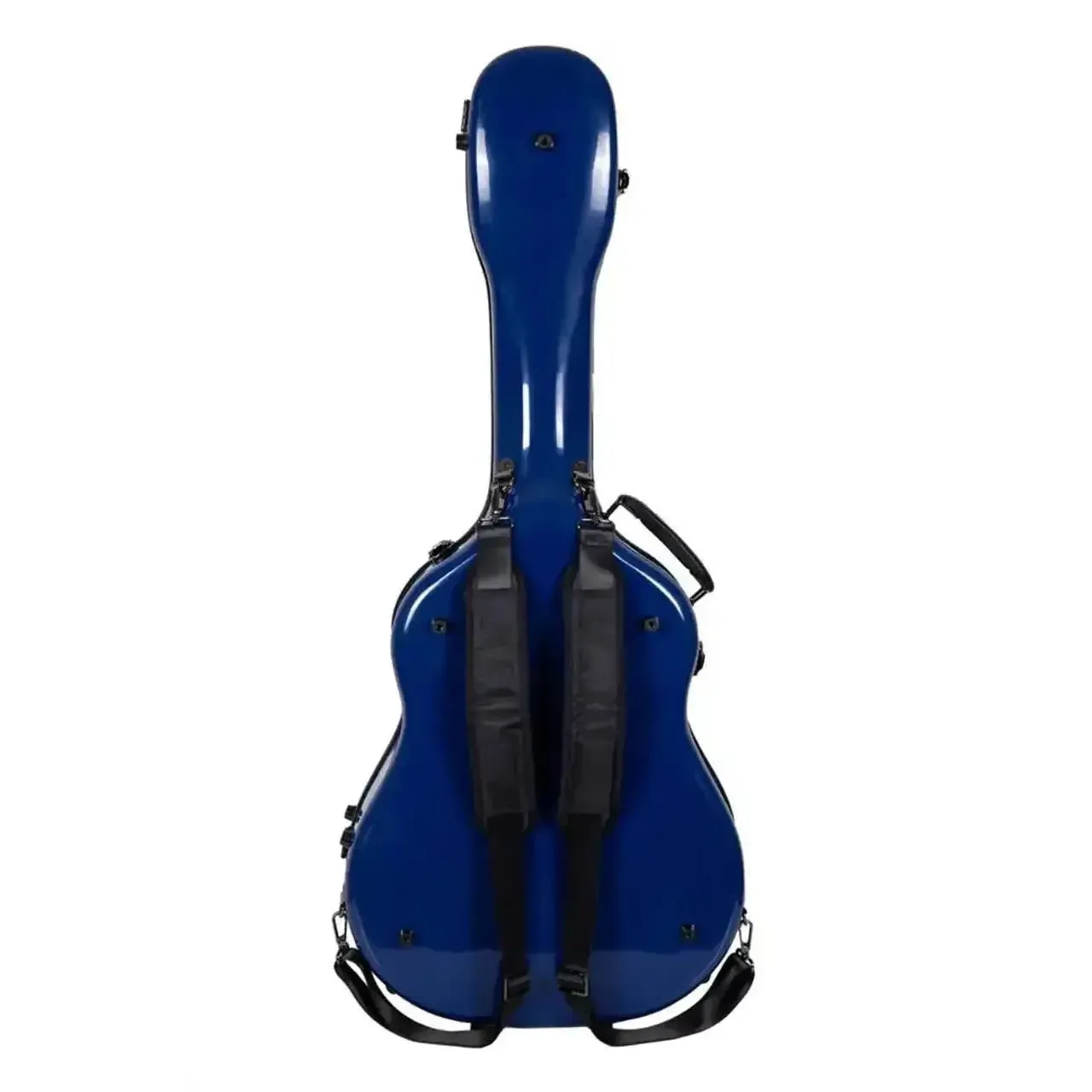 Crossrock CRF2020J45 Blue Jumbo Dreadnought Fiberglass Guitar Case - Image 3