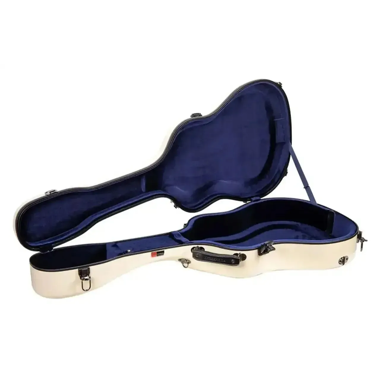 Crossrock CRF2020J45 Ivory Jumbo Dreadnought Fiberglass Guitar Case - Image 2