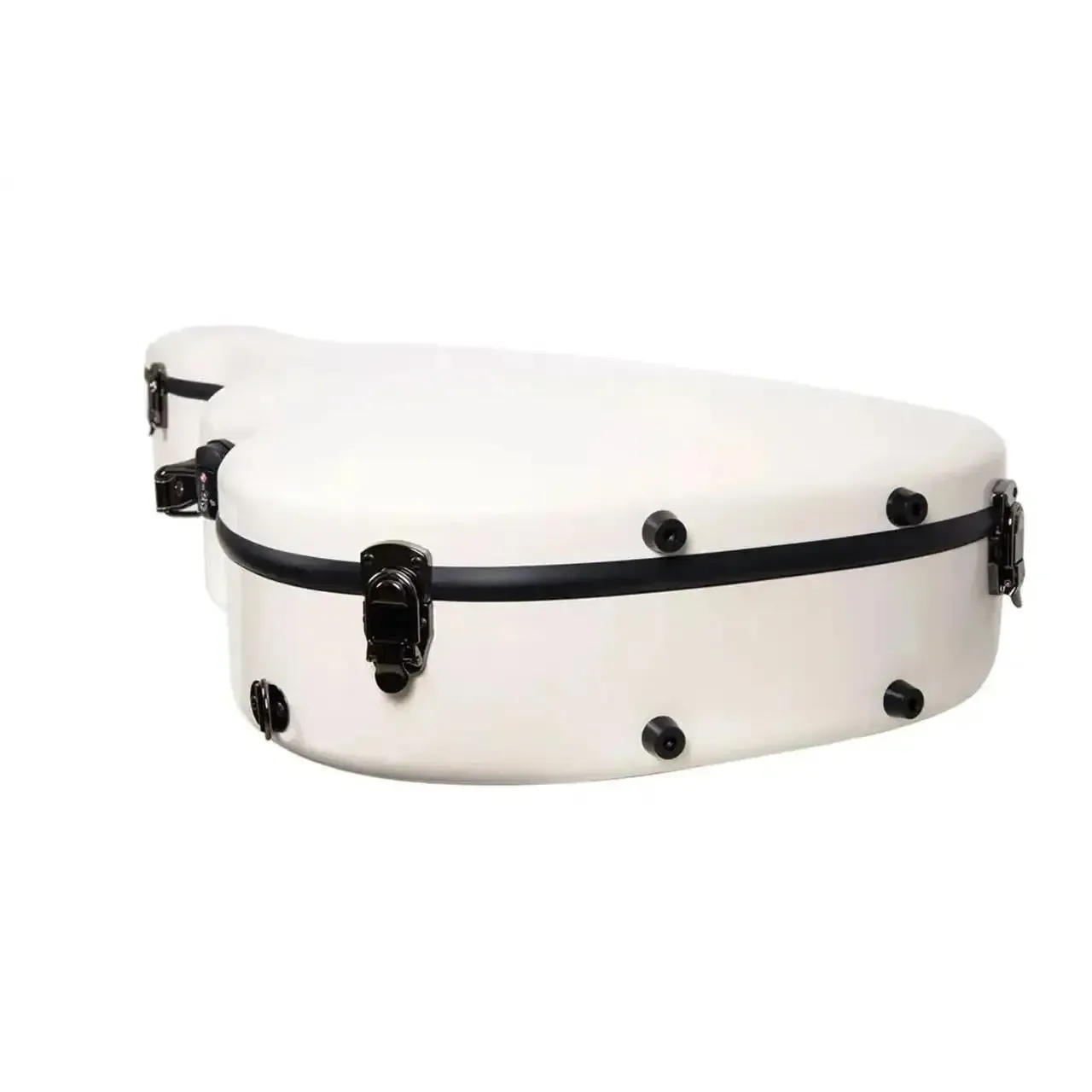 Crossrock CRF2020J45 Milk White Jumbo Dreadnought Fiberglass Guitar Case - Image 4