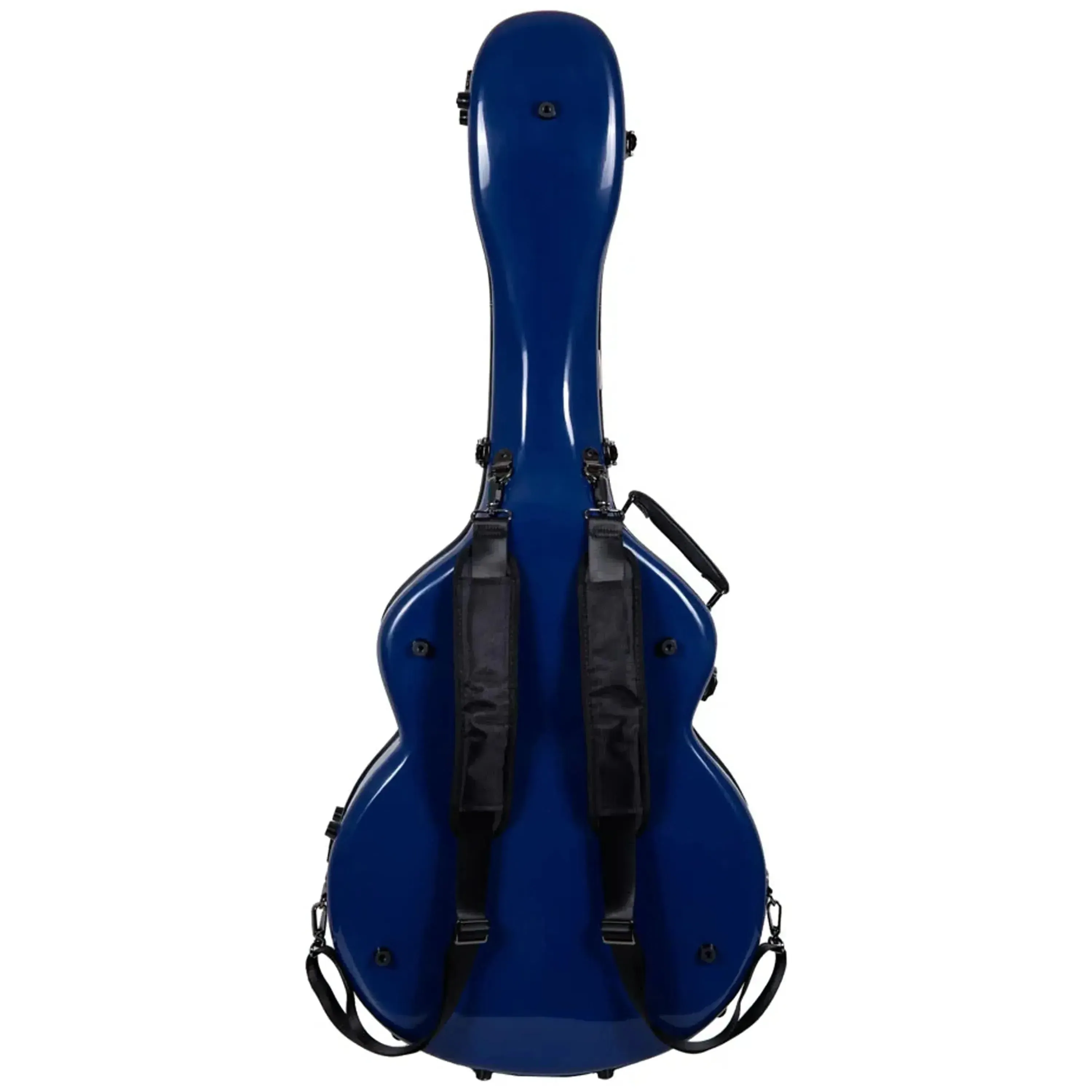 Crossrock CRF2020JA16 Fiberglass ES-125 Archtop Guitar Case - Blue - Image 2