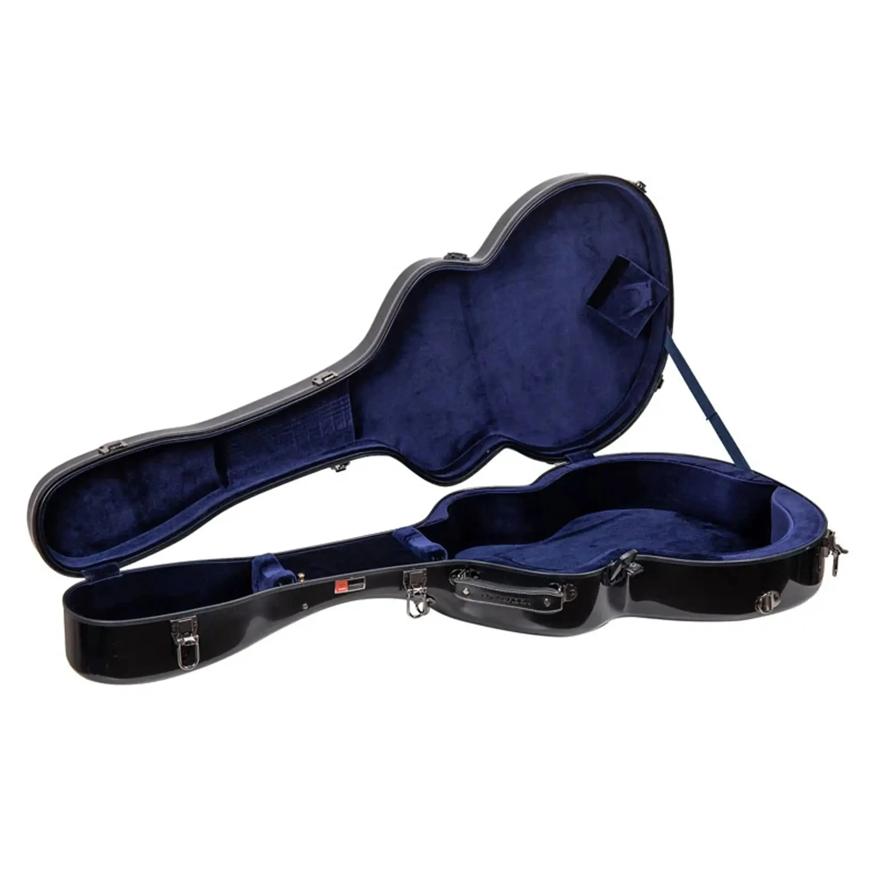 Crossrock CRF2020JA16 Fiberglass ES-125 Archtop Guitar Case - Black - Image 4