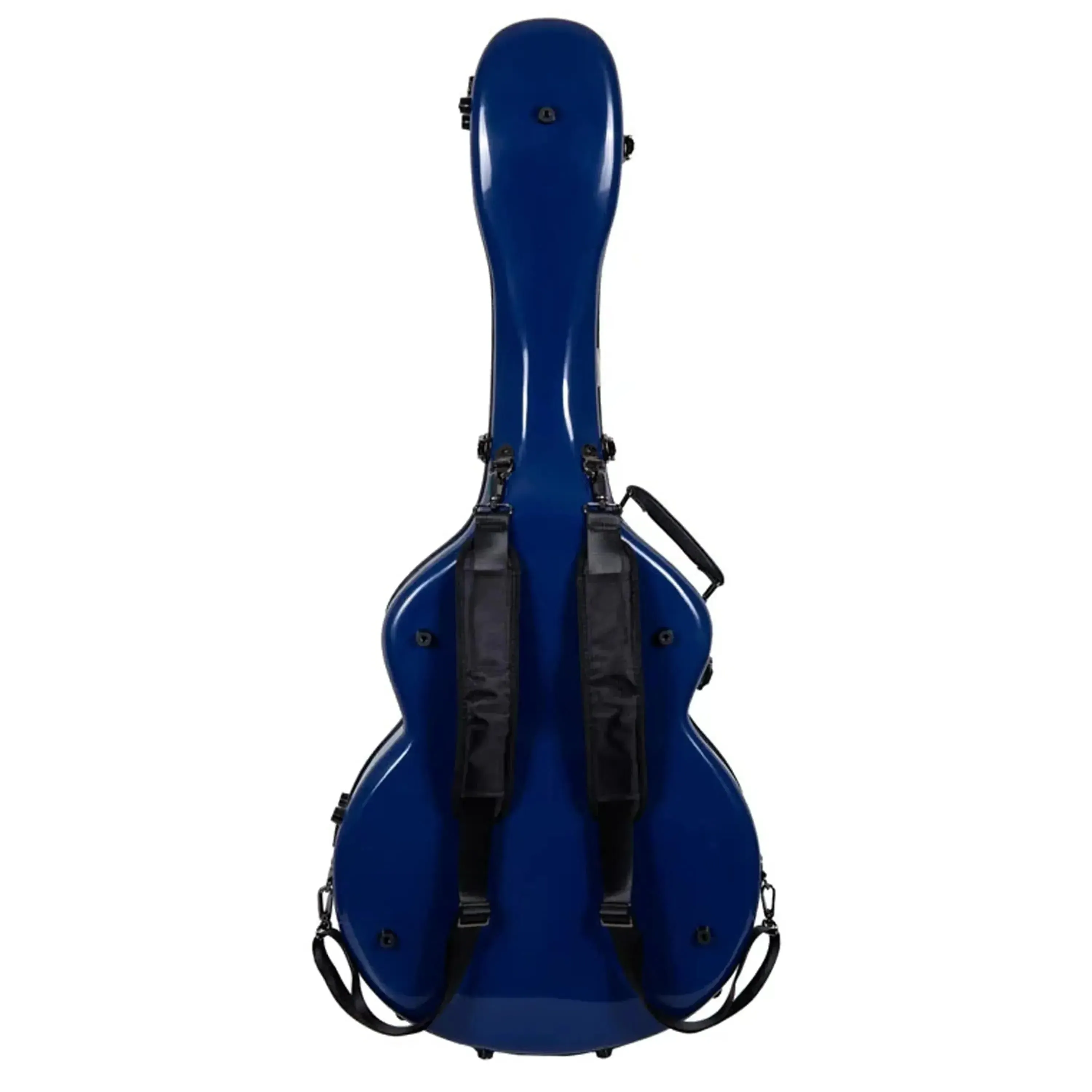 Crossrock CRF2020JA17 Fiberglass L-5 Archtop Guitar Case - Blue - Image 2