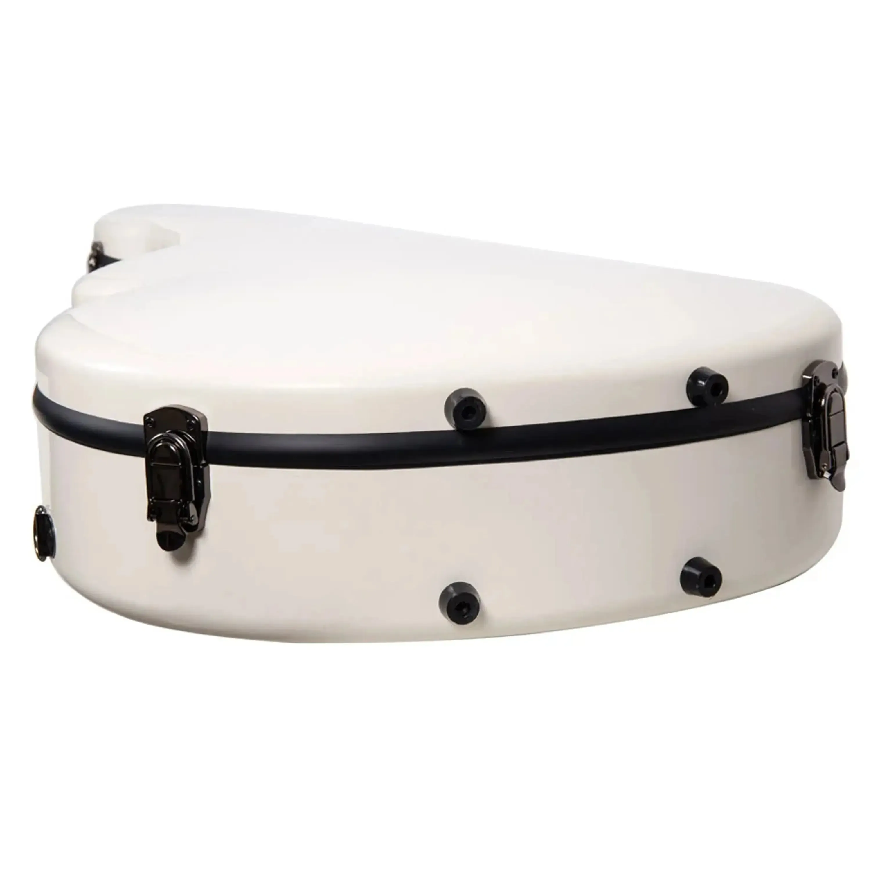 Crossrock CRF2020JA17 Fiberglass L-5 Archtop Guitar Case - Milk-White - Image 3