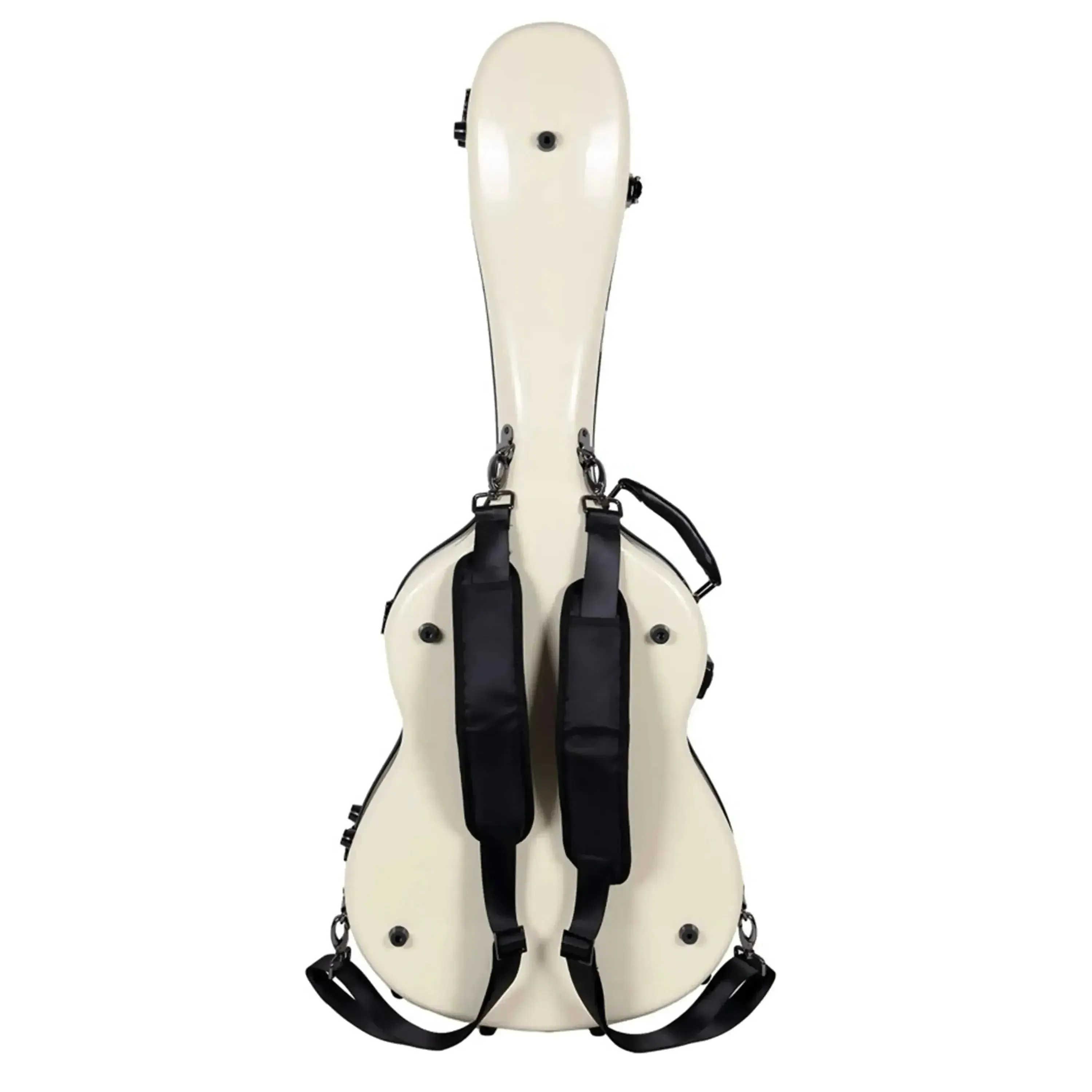 Crossrock CRF2021C Classical Full Size Fiberglass Guitar Case - Ivory - Image 2