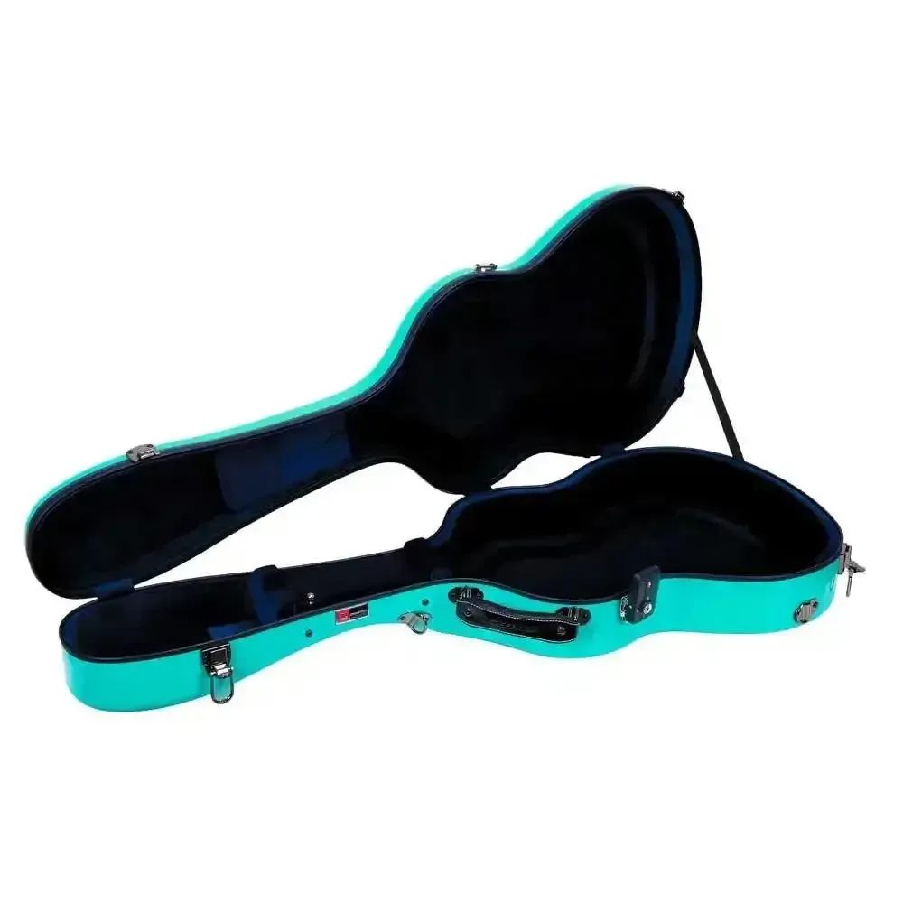 Crossrock CRF2021C Classical Full Size Fiberglass Guitar Case - Mint Blue - Image 3