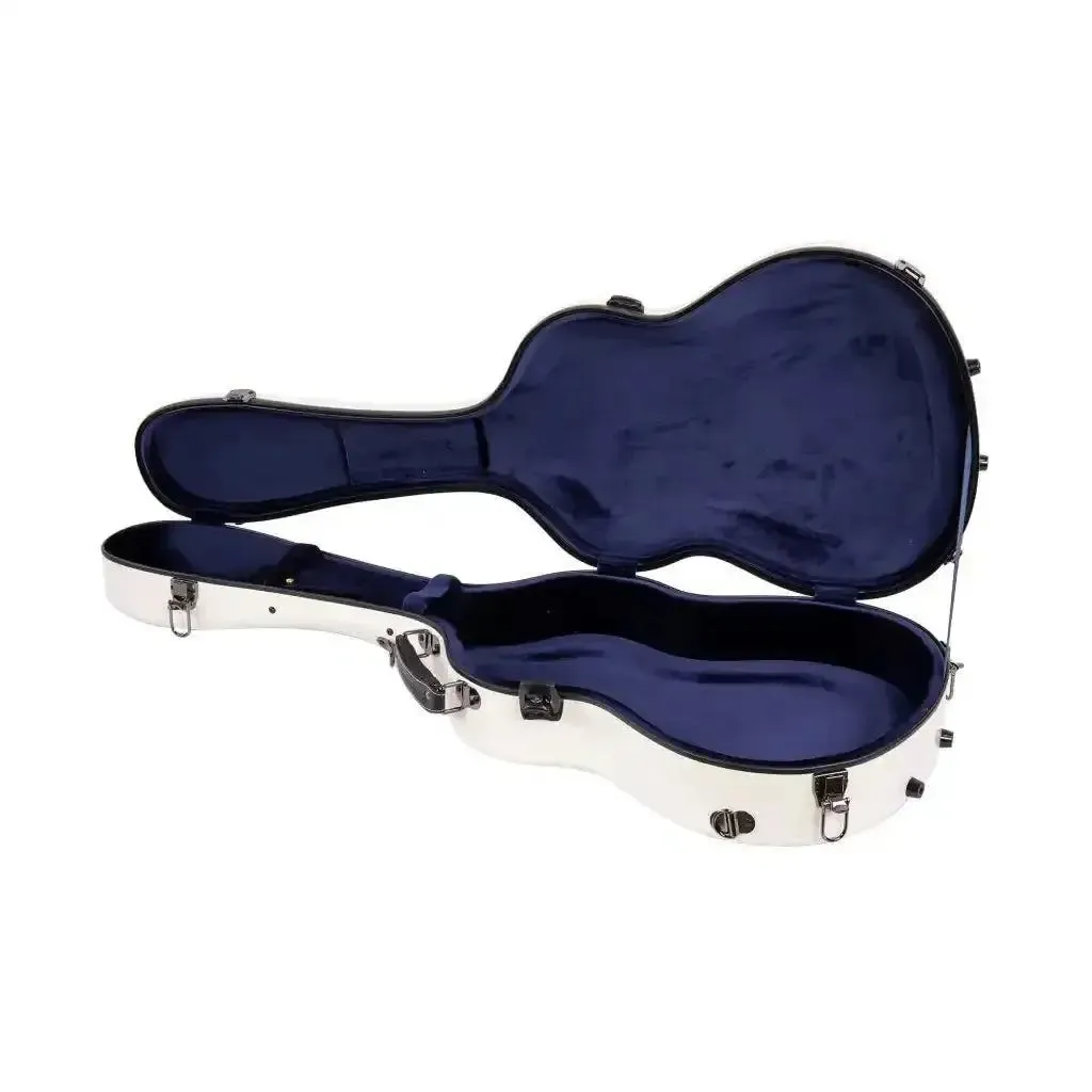 Crossrock CRF2021C Classical Full Size Fiberglass Guitar Case - Milk White - Image 3