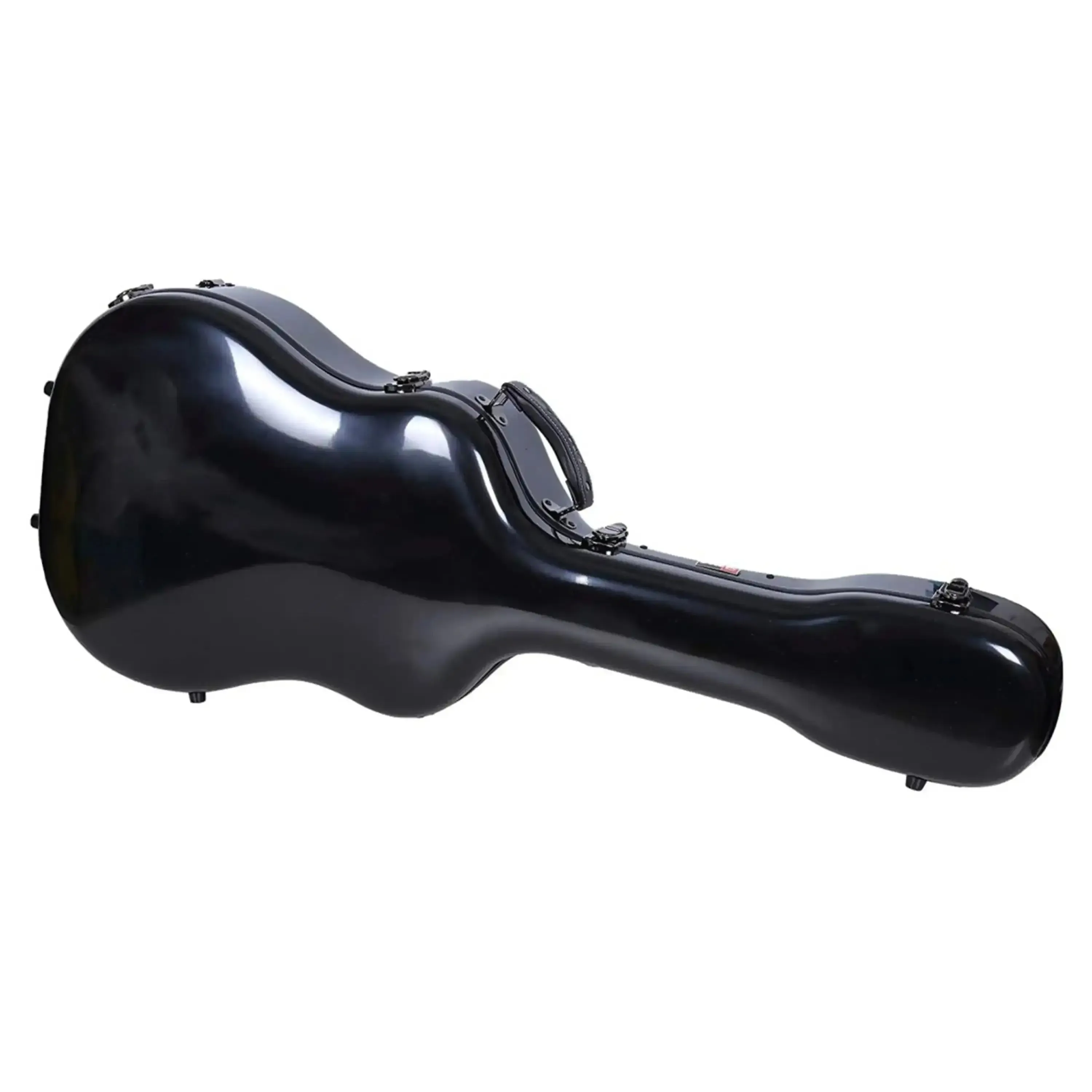 Crossrock CRF2021DBK Acoustic-Dreadnought Fiberglass Guitar Case - Black
