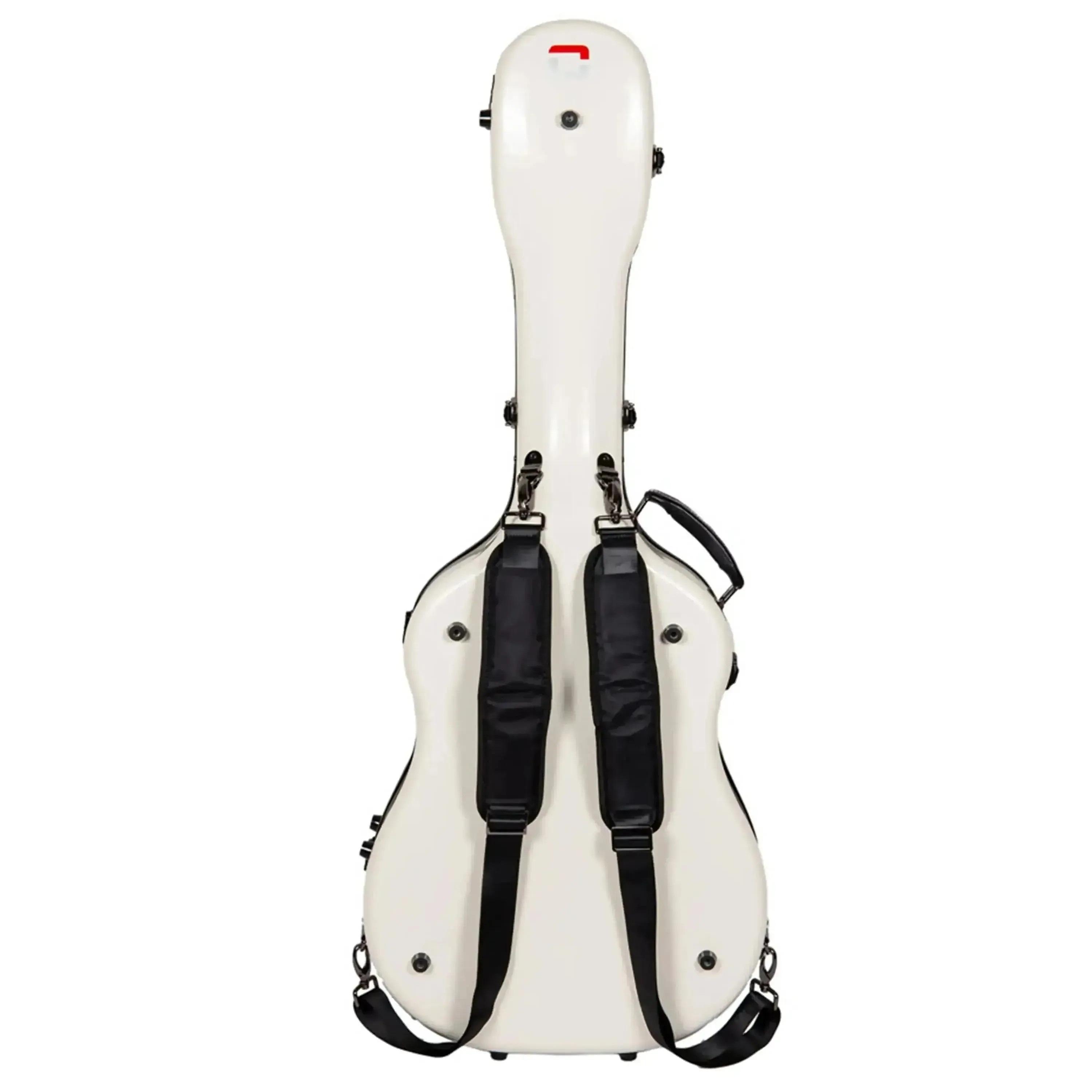 Crossrock CRF2021DMW Acoustic-Dreadnought Fiberglass Guitar Case - Milk White - Image 2