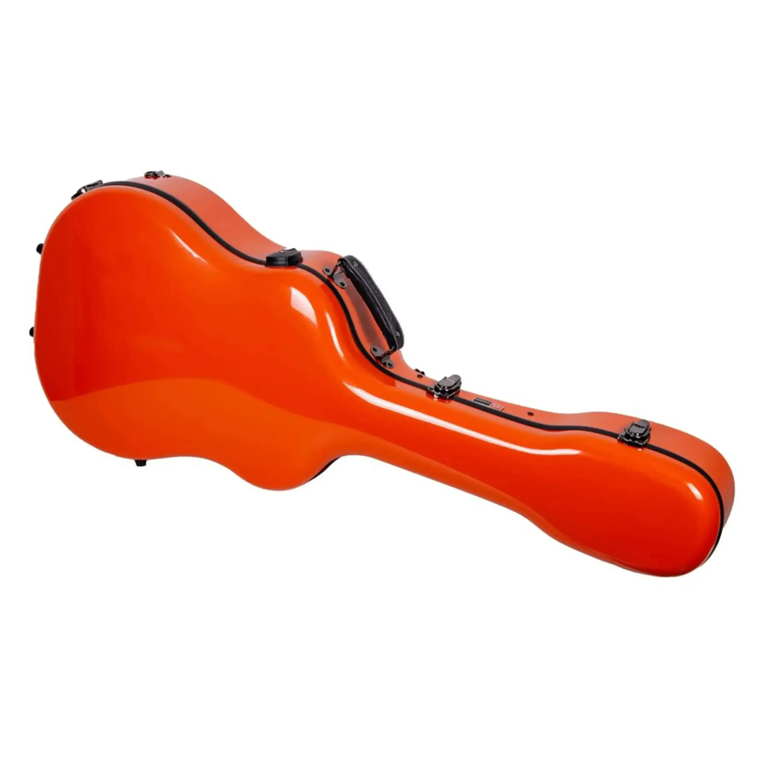 Crossrock CRF2021DOR Acoustic-Dreadnought Fiberglass Guitar Case - Orange