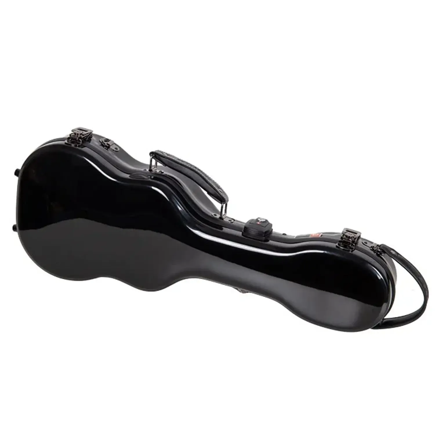 Crossrock CRF2030CU Fiberglass Concert Ukulele Case - Black - Image 4