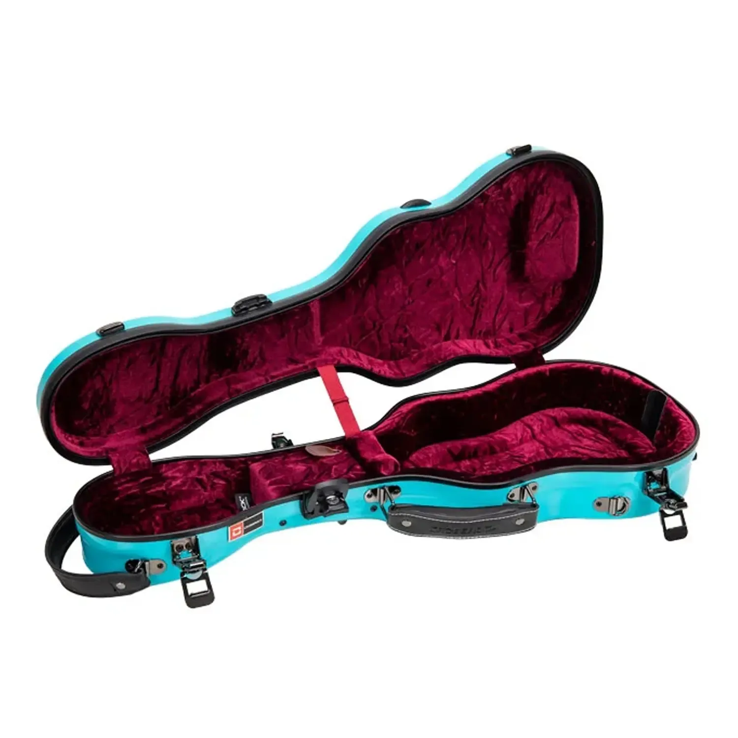 Crossrock CRF2030CU Fiberglass Concert Ukulele Case - Mint-Blue - Image 4