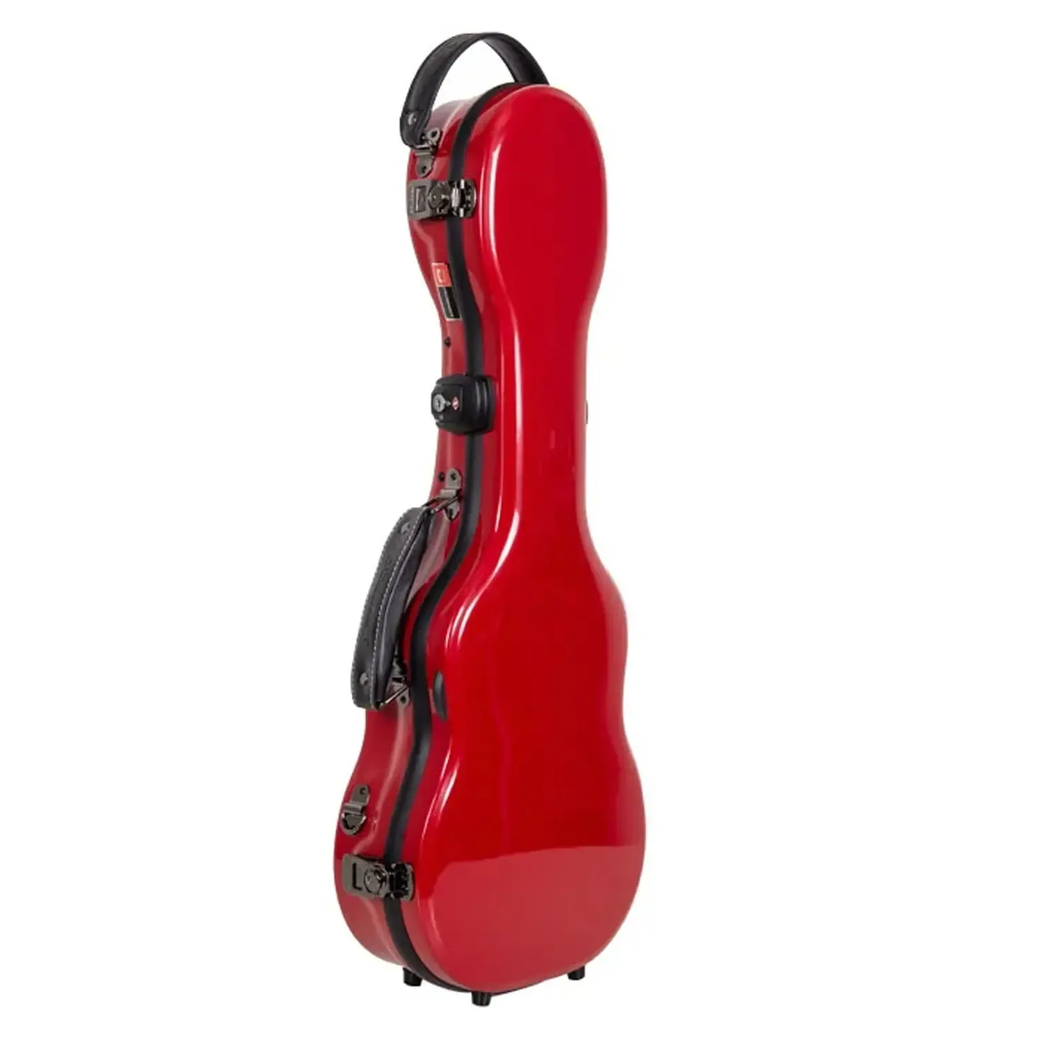 Crossrock CRF2030CU Fiberglass Concert Ukulele Case - Red