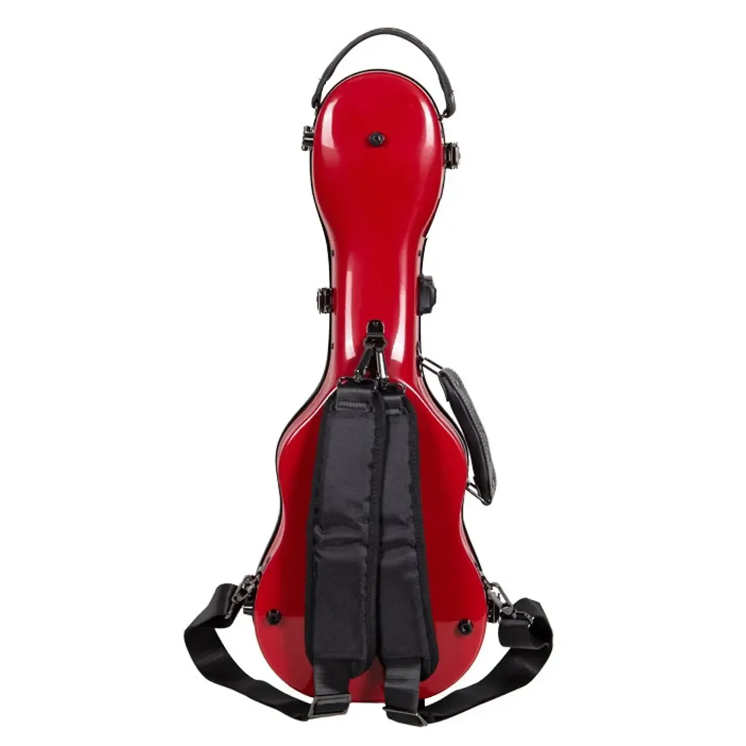 Crossrock CRF2030CU Fiberglass Concert Ukulele Case - Red - Image 2