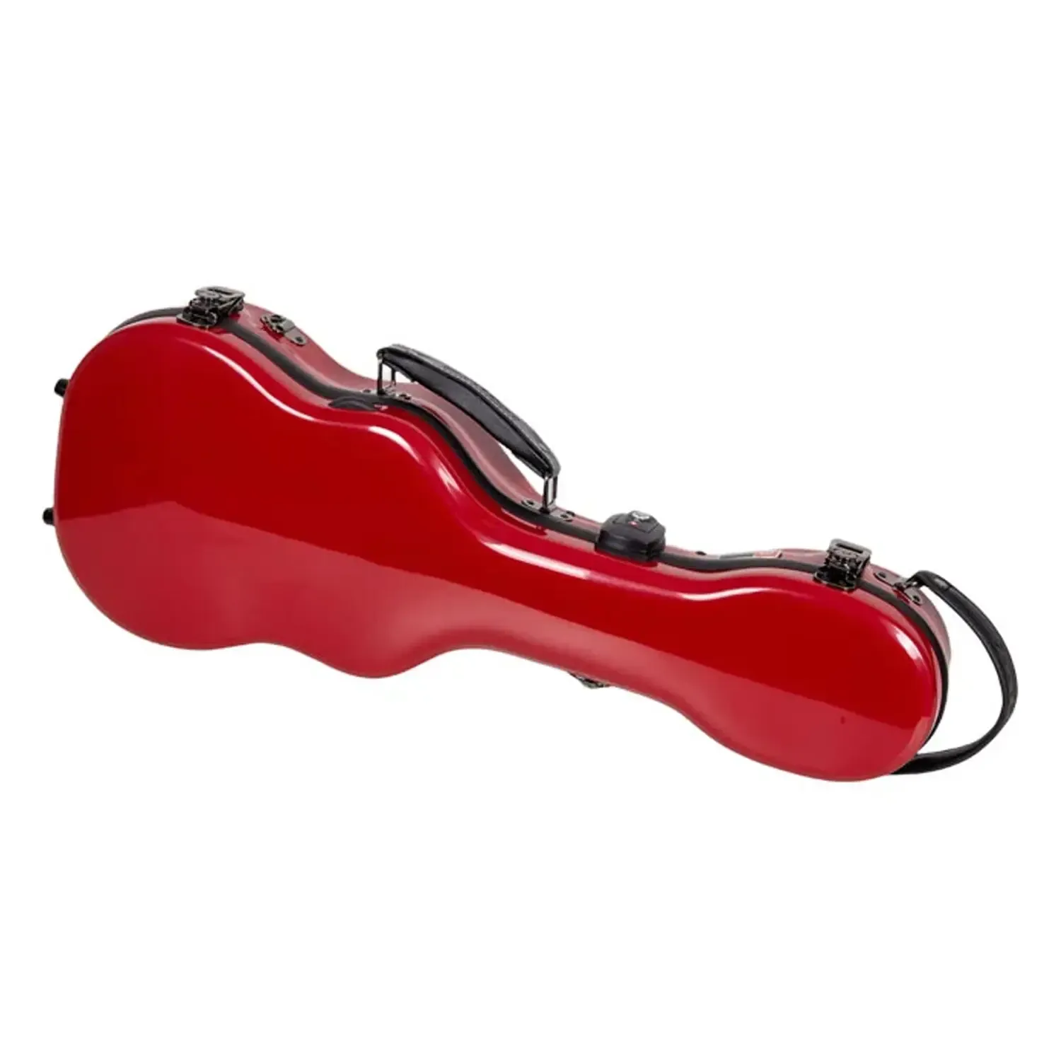 Crossrock CRF2030CU Fiberglass Concert Ukulele Case - Red - Image 3