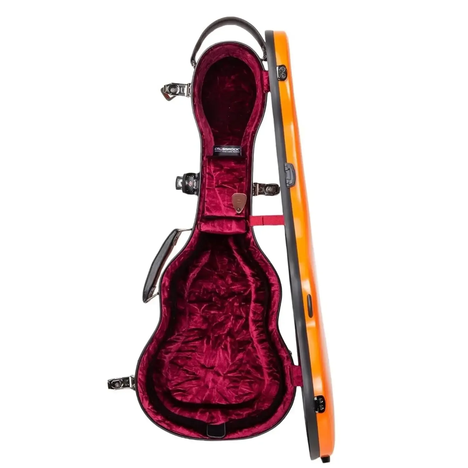 Crossrock CRF2030TU Fiberglass Tenor Ukulele Case - Orange - Image 4