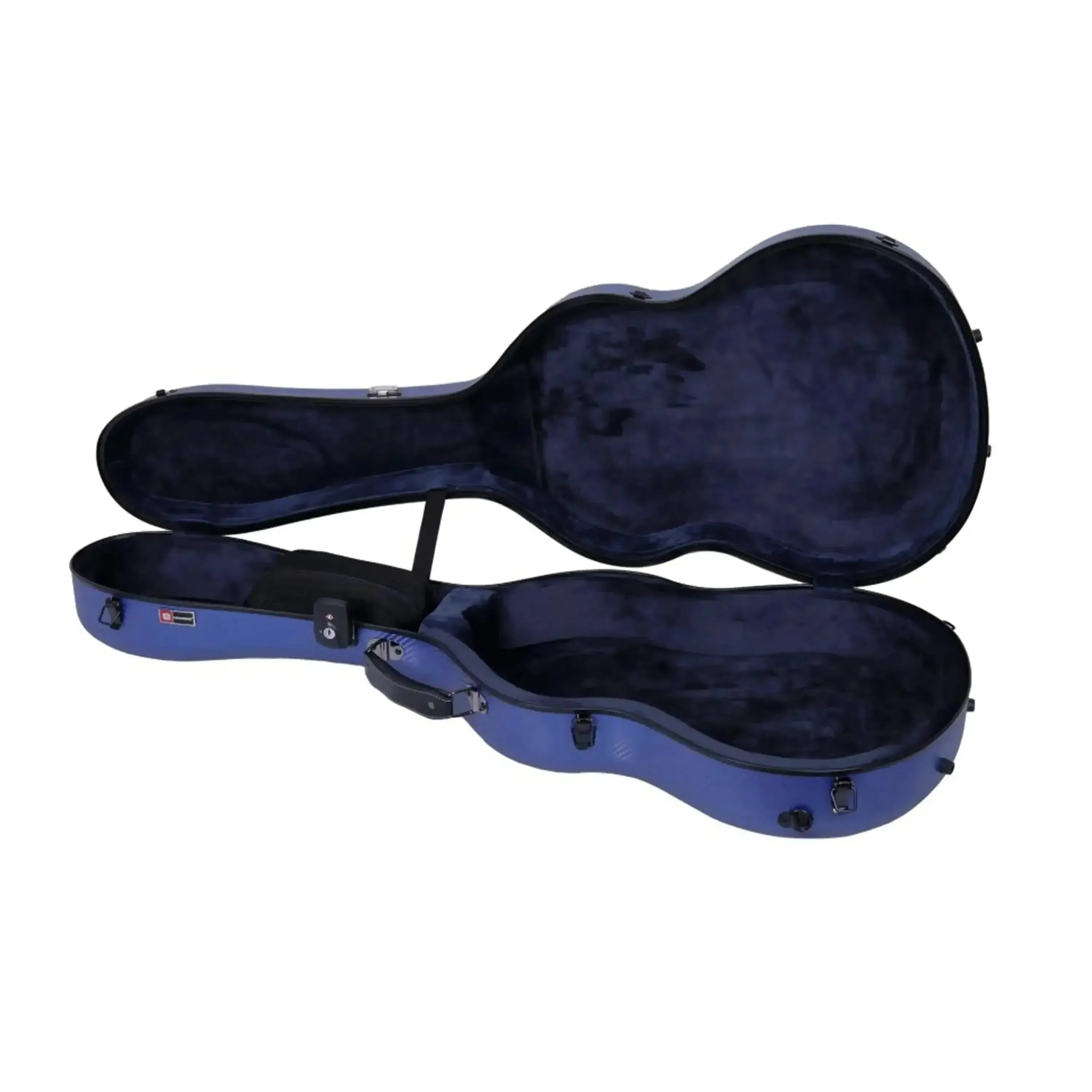 Crossrock CRF4020CBL Poly Carbonate 4/4 Guitar Case - Blue - Image 2