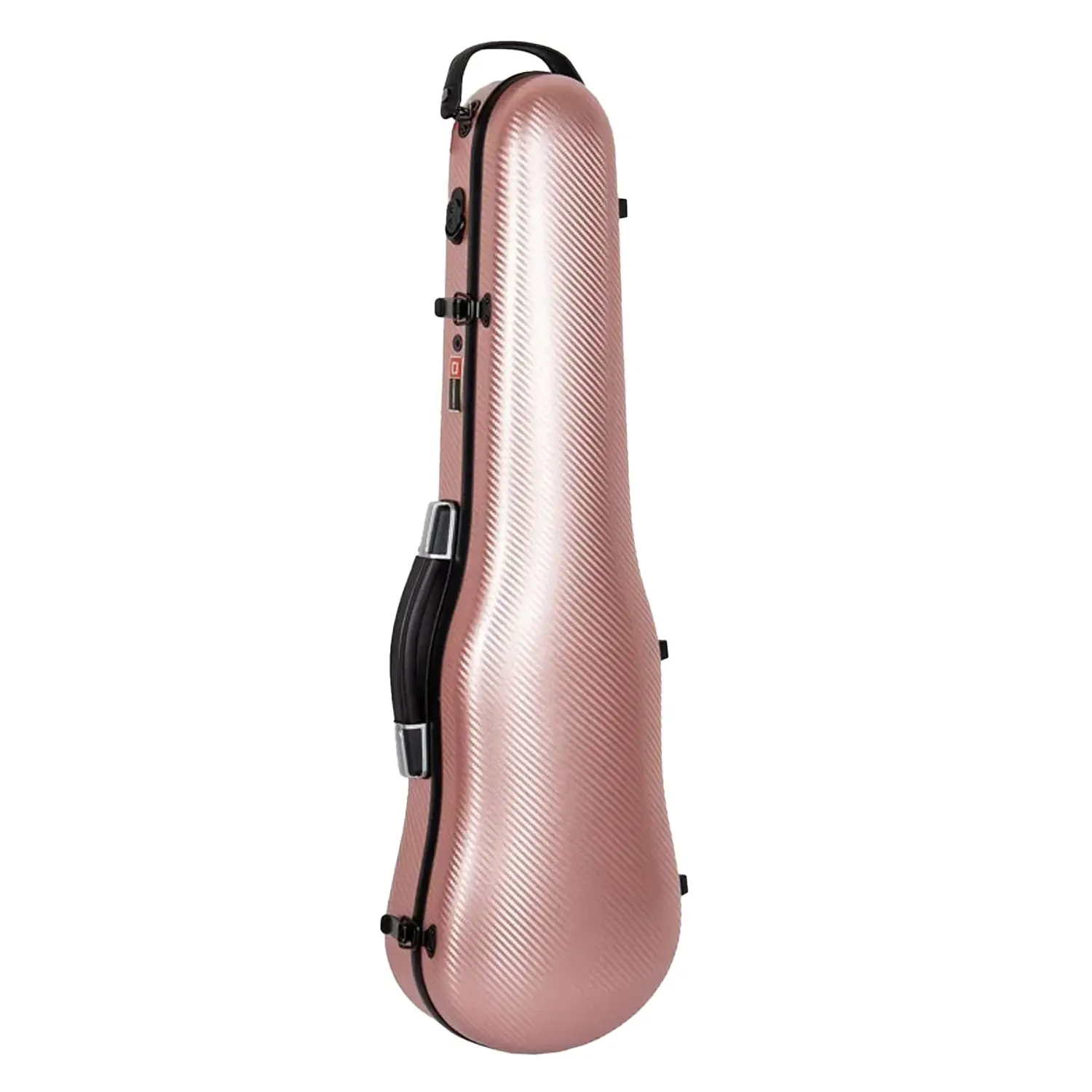 Crossrock CRF4020SV Polycarbonate 4/4 Violin Case - Rose-Gold