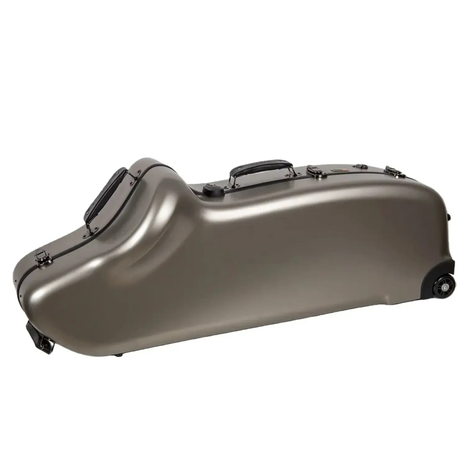Crossrock CRF4050BS Polycarbon Baritone Saxophone Case - Champagne - Image 3