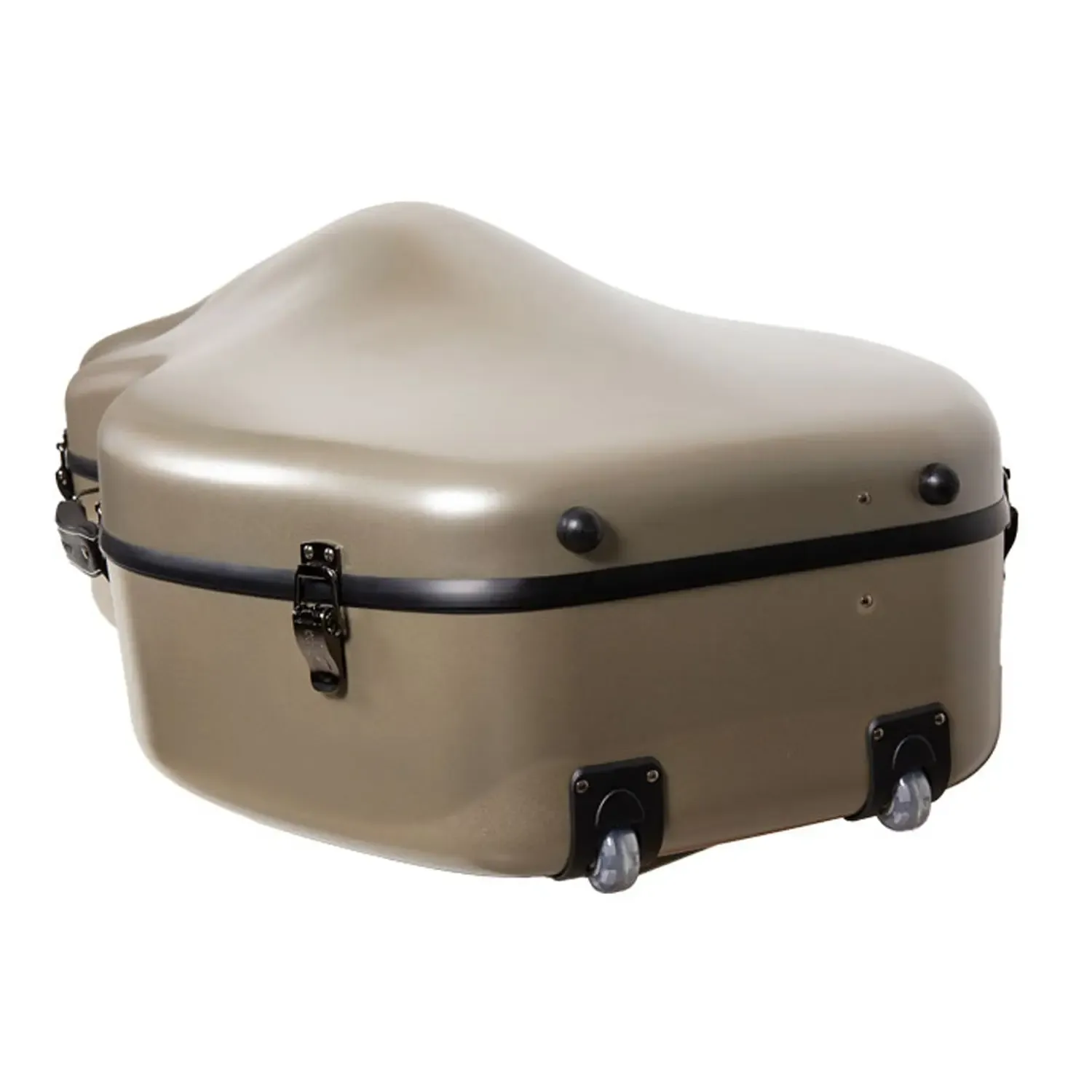 Crossrock CRF4050CEF Polycarbonate 4/4 Cello Case - Champagne - Image 5
