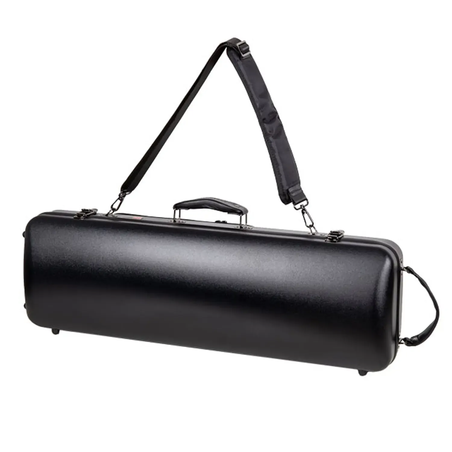 Crossrock CRF4050VF-R Polycarbonate Oblong Flight 4/4 Violin Case - Black - Image 4