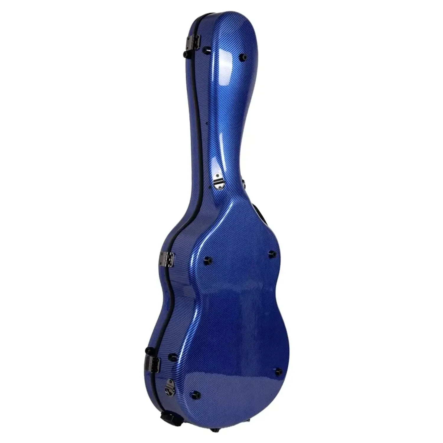 Crossrock CRF5030C Ultra-Light Fiberglass Flamenco Classical Guitar Case - Blue - Image 2