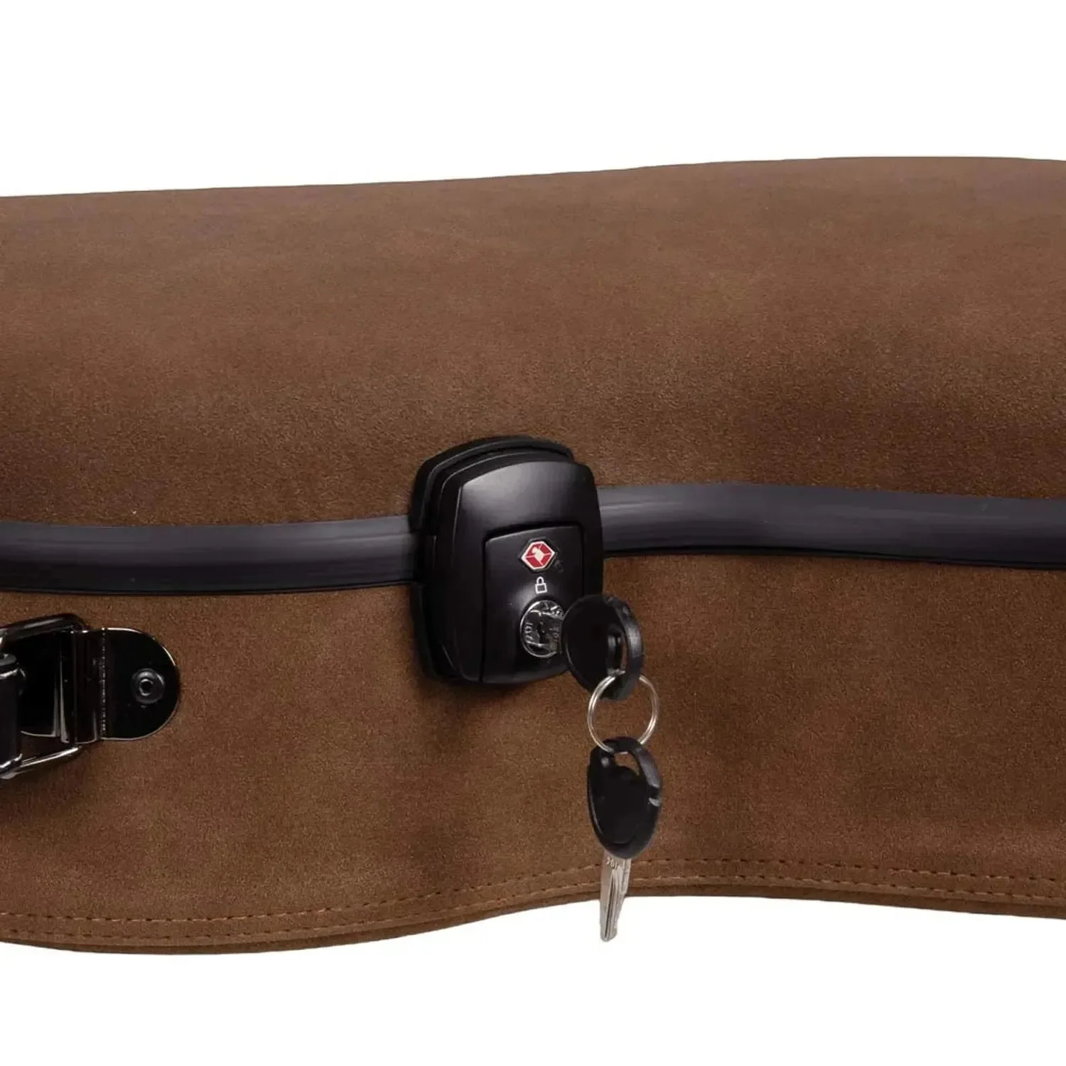 Crossrock CRF5030C Ultra-Light Fiberglass Flamenco Classical Guitar Case - Brown Leather - Image 7