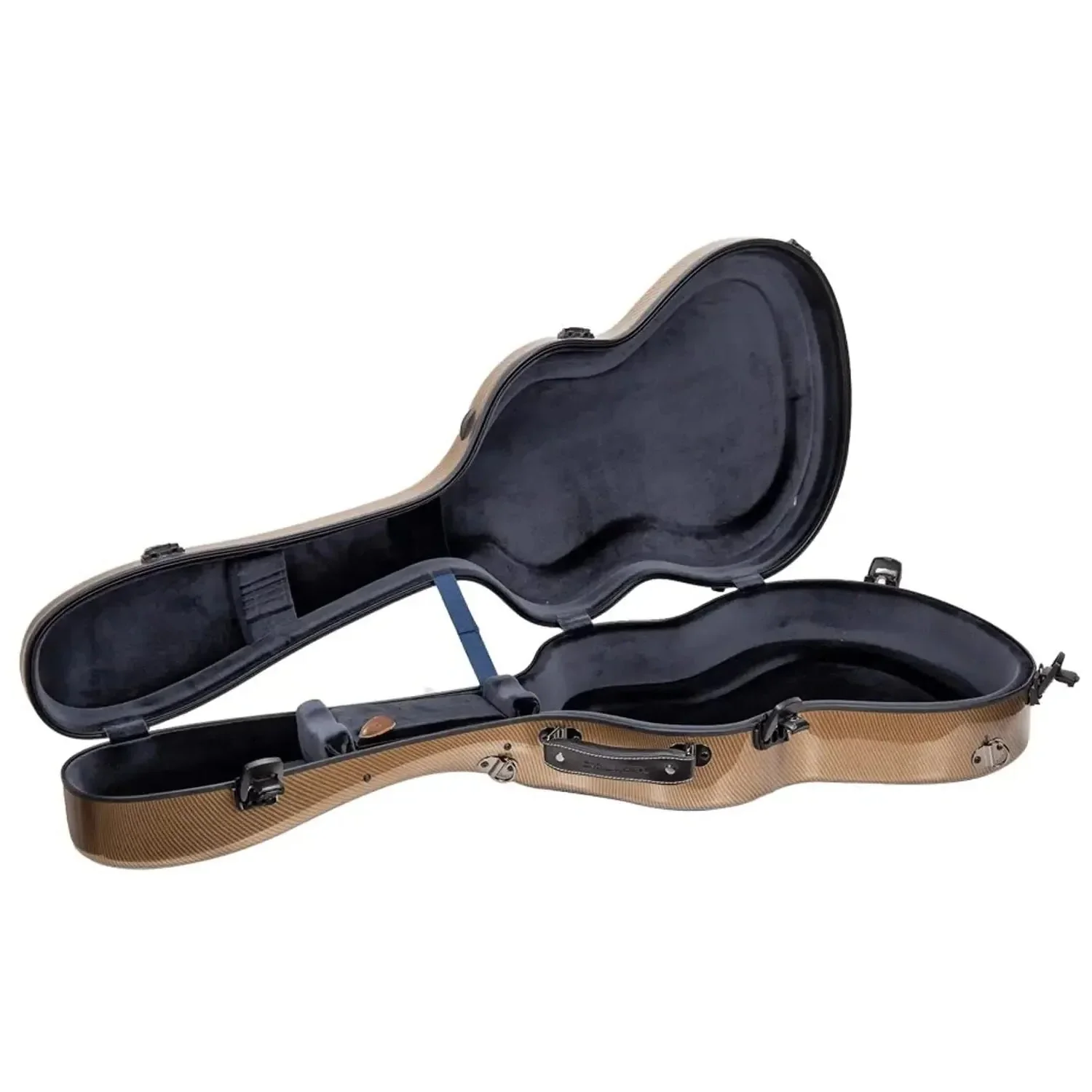 Crossrock CRF5030C Ultra-Light Fiberglass Flamenco Classical Guitar Case - Gold - Image 6
