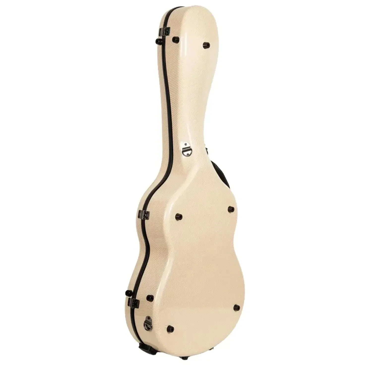 Crossrock CRF5030C Ultra-Light Fiberglass Flamenco Classical Guitar Case - Ivory - Image 2