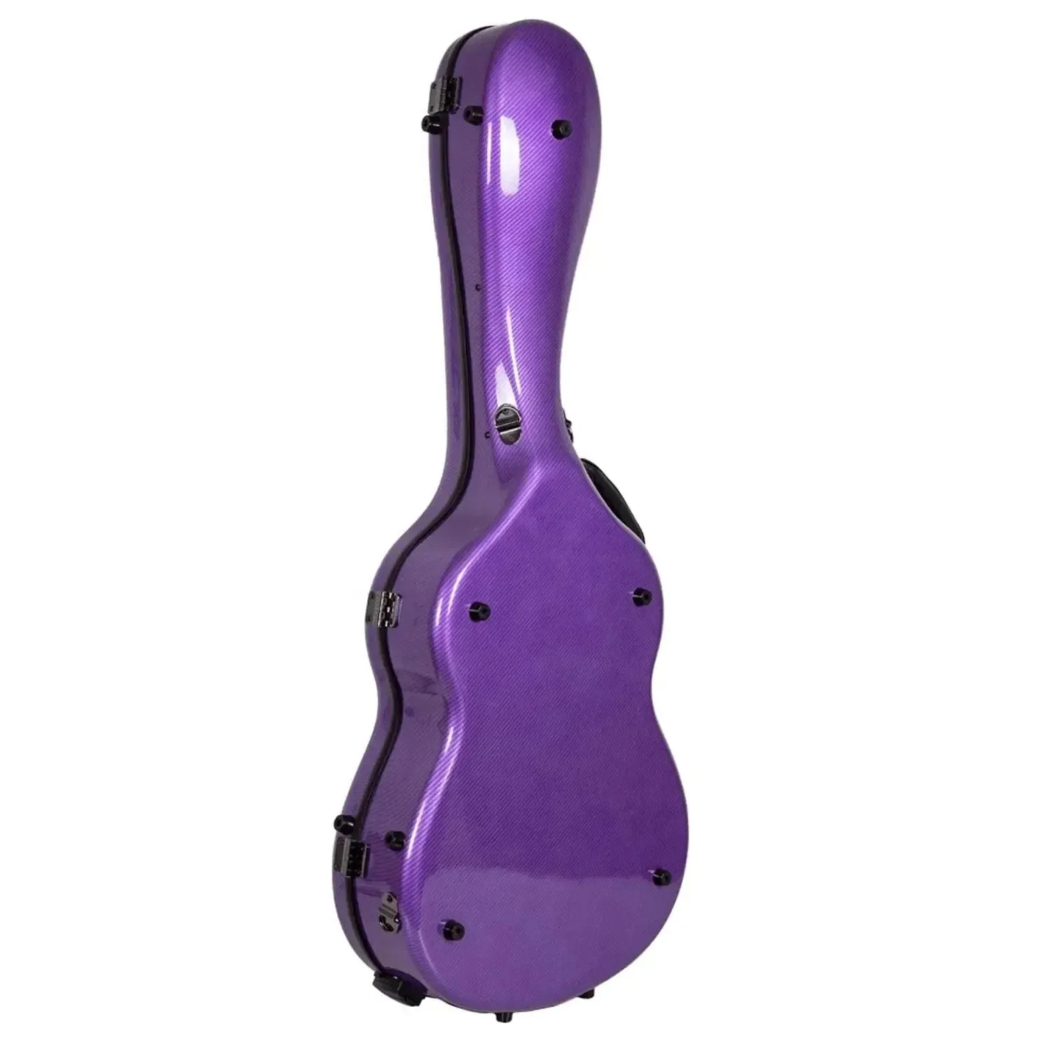 Crossrock CRF5030C Ultra-Light Fiberglass Flamenco Classical Guitar Case - Purple - Image 2
