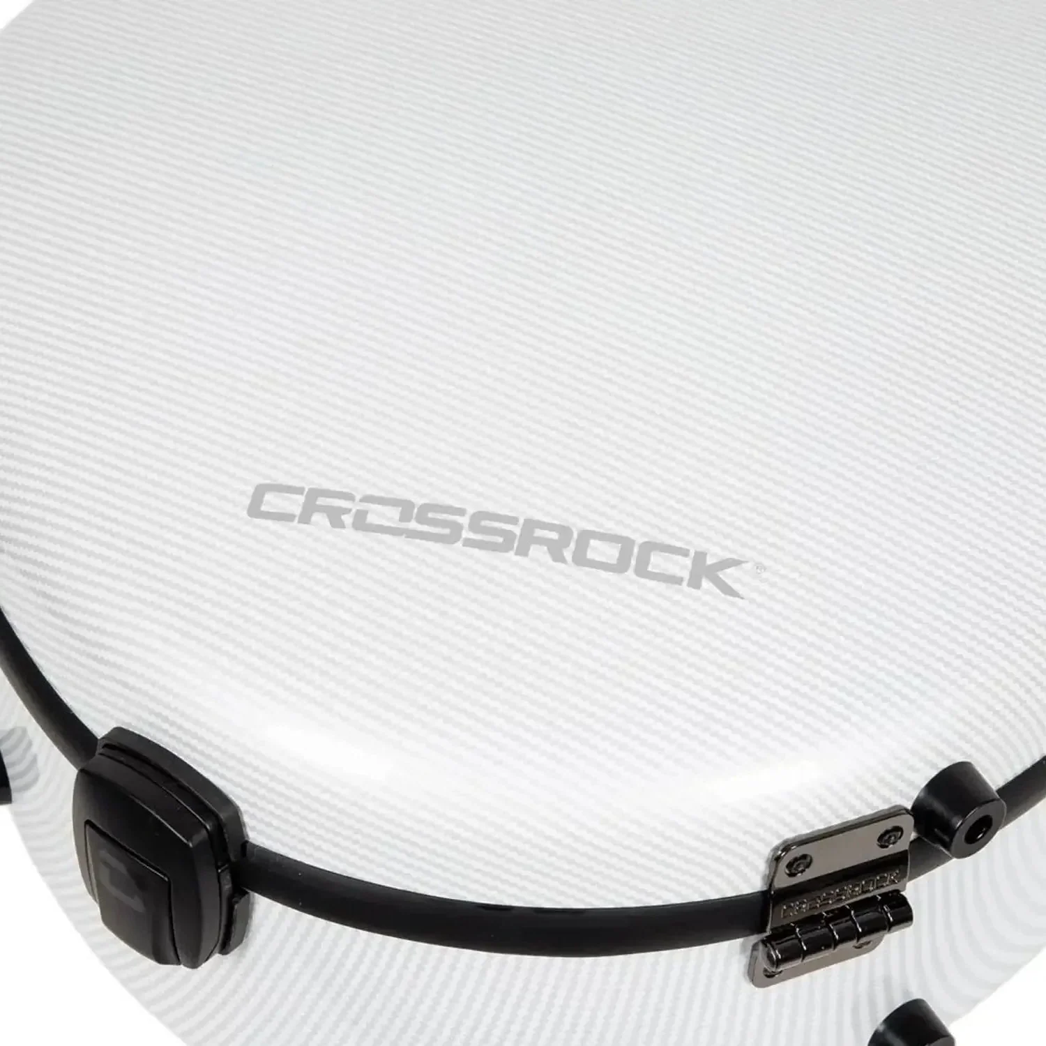 Crossrock CRF5030C Ultra-Light Fiberglass Flamenco Classical Guitar Case - White - Image 6