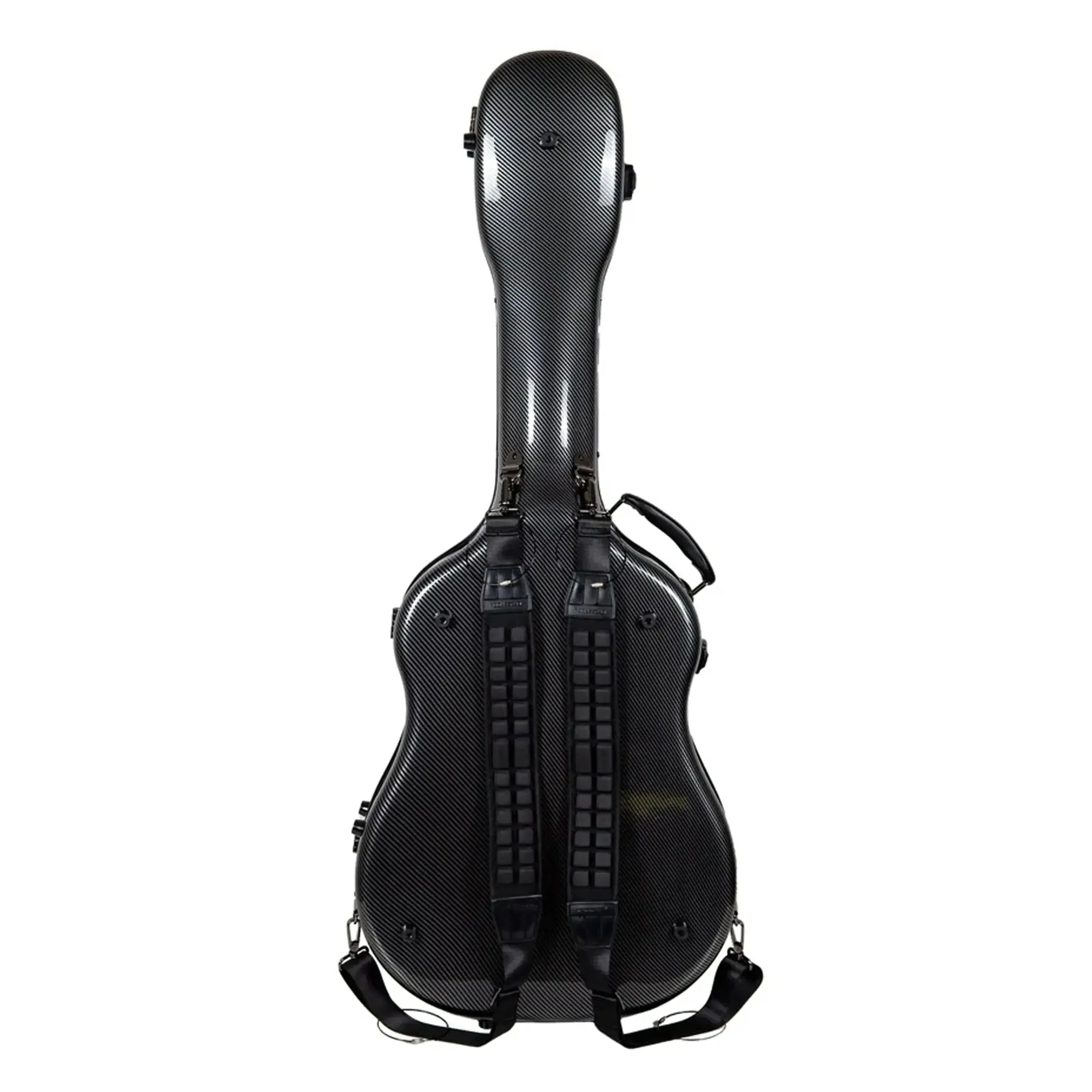 Crossrock CRF5030D Ultra-Light Fiberglass Dreadnought Guitar Case - Black - Image 2