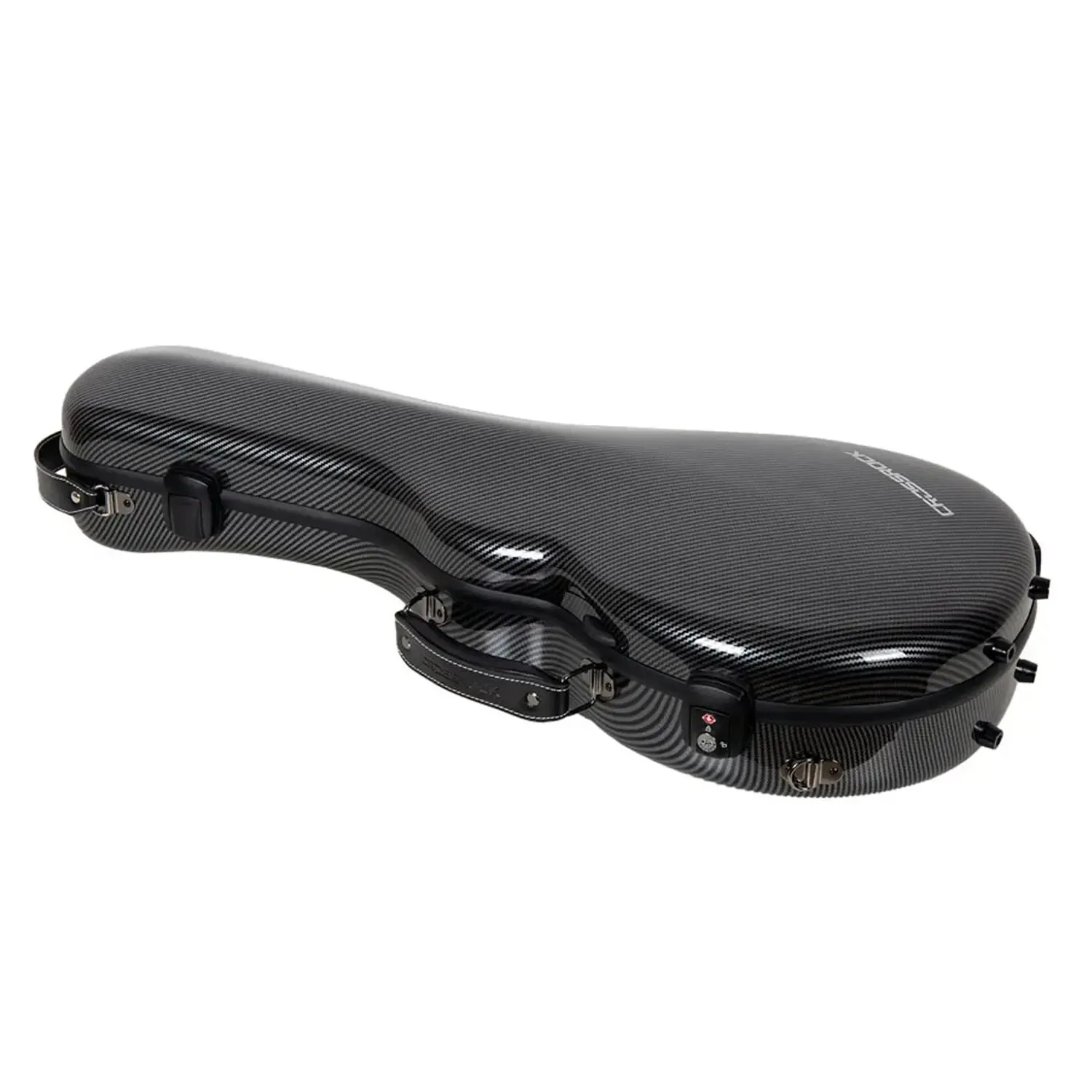 Crossrock CRF5030MF Ultra-Light Fiberglass F-Style Mandolin Case - Black - Image 4