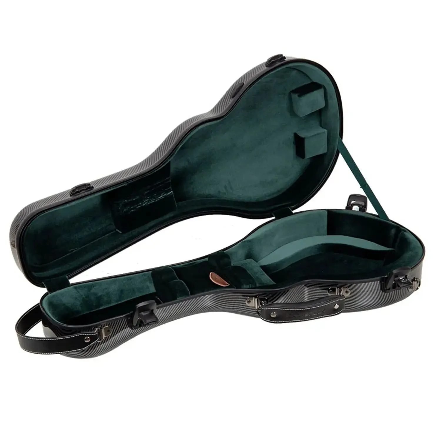 Crossrock CRF5030MF Ultra-Light Fiberglass F-Style Mandolin Case - Black - Image 5