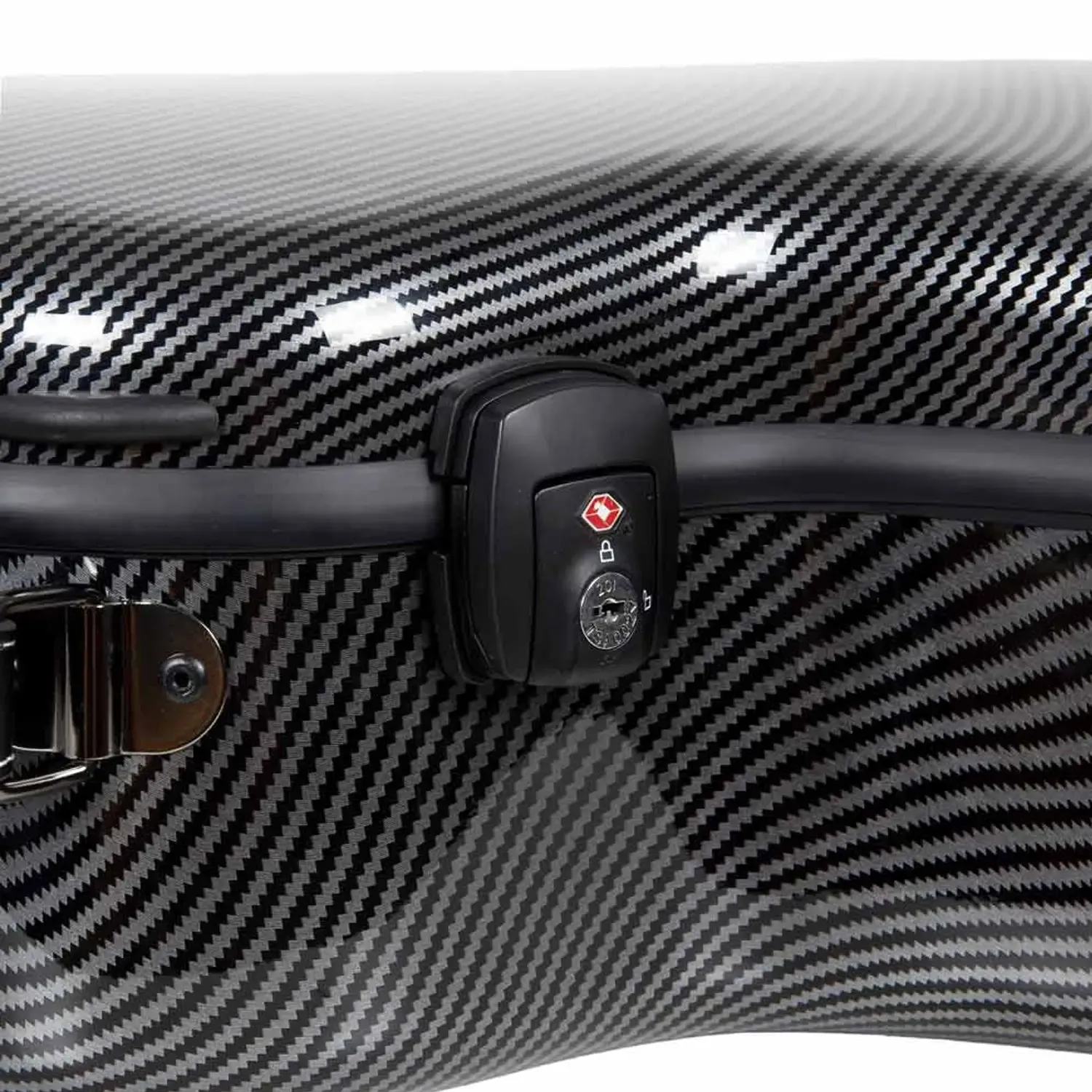 Crossrock CRF5030OM Ultra-light Fiberglass OM/000 Acoustic Guitar Case - Black - Image 5