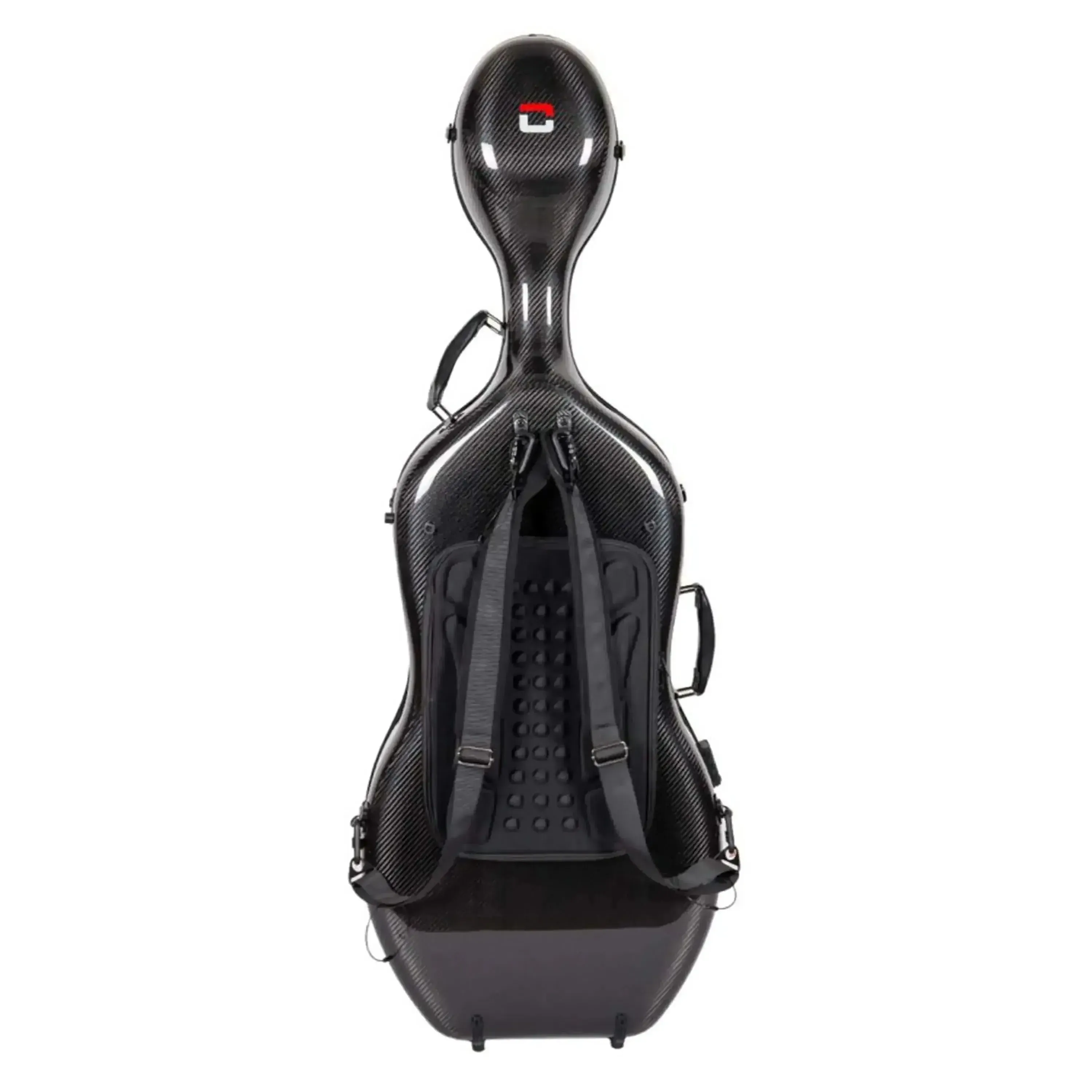 Crossrock CRF6000CEFBK Air Carbon 4/4 Cello Case - Black - Image 2