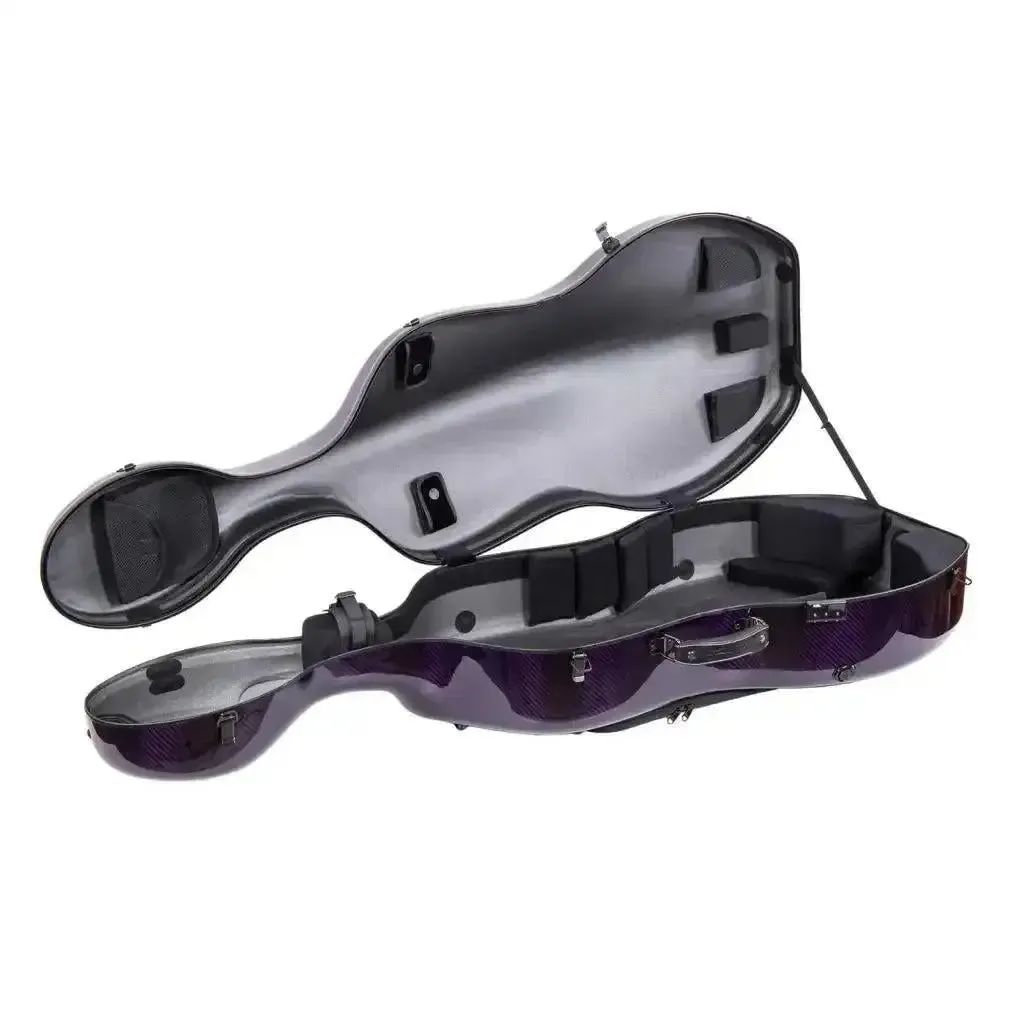 Crossrock CRF6000CEFPU Air Carbon 4/4 Cello Case - Purple - Image 3