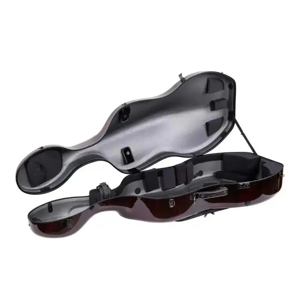Crossrock CRF6000CEFRD Air Carbon 4/4 Cello Case - Red - Image 3