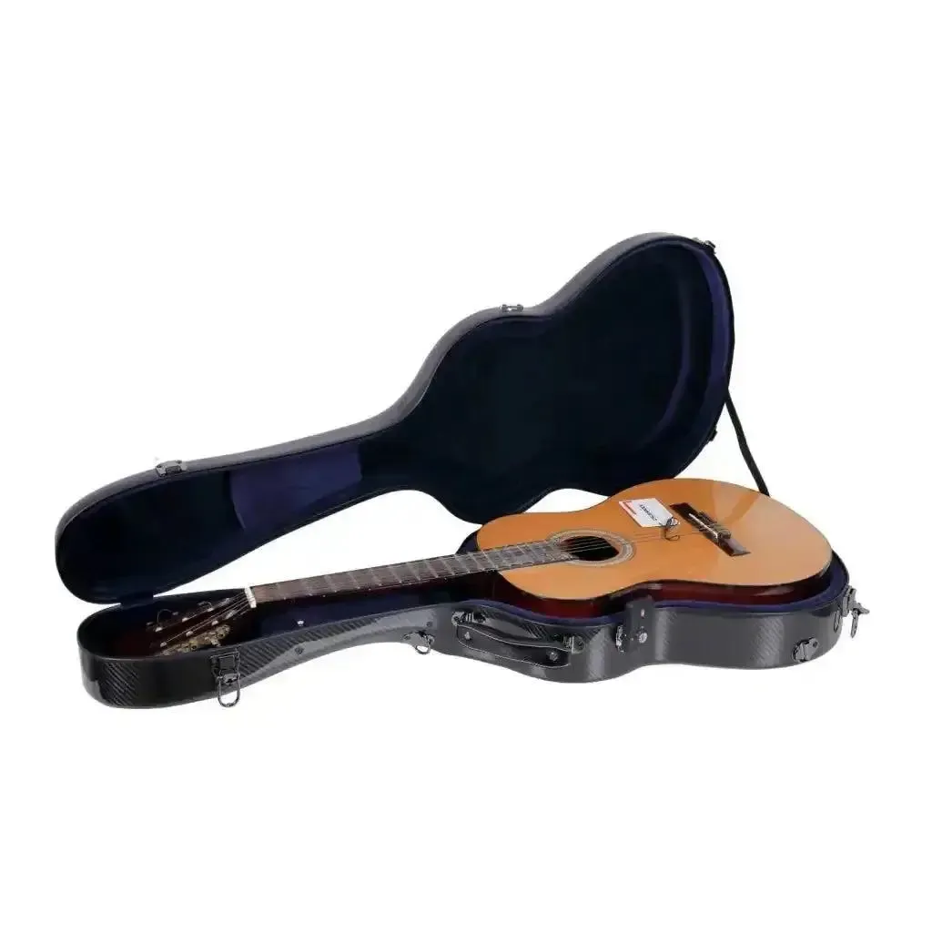 Crossrock CRF6030CBK Air Carbon 4/4 Classical Guitar Case - Black - Image 4