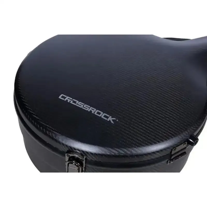Crossrock CRF6030MBJBK Air Carbon Masterstone Resonator Banjo Case - Black - Image 3