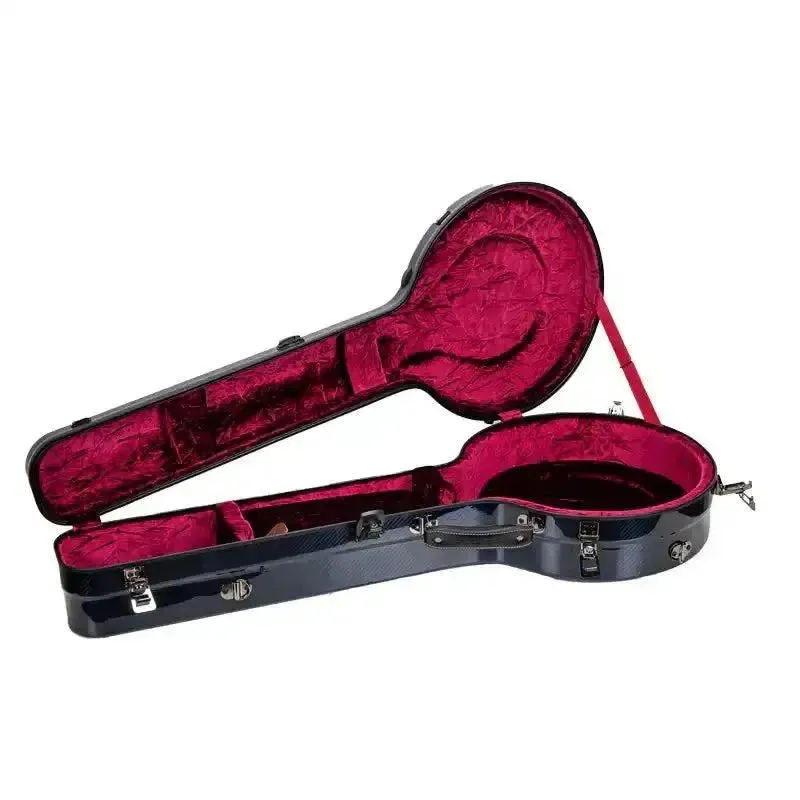 Crossrock CRF6030MBJBL Air Carbon Masterstone Resonator Banjo Case - Blue - Image 3