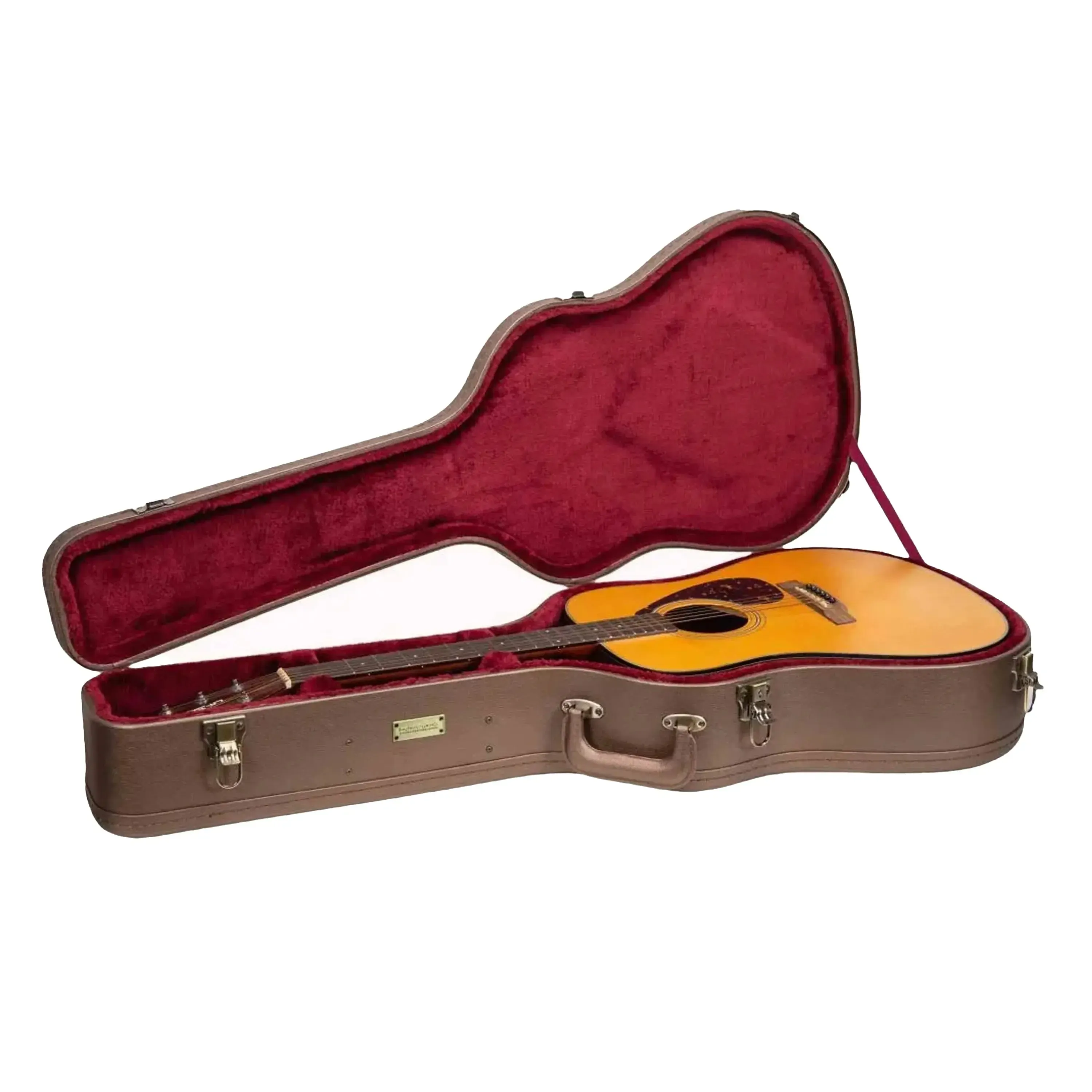 Crossrock CRW520D28 Designer Series Dreadnought Guitar Case - Chocolate-Brown - Image 3
